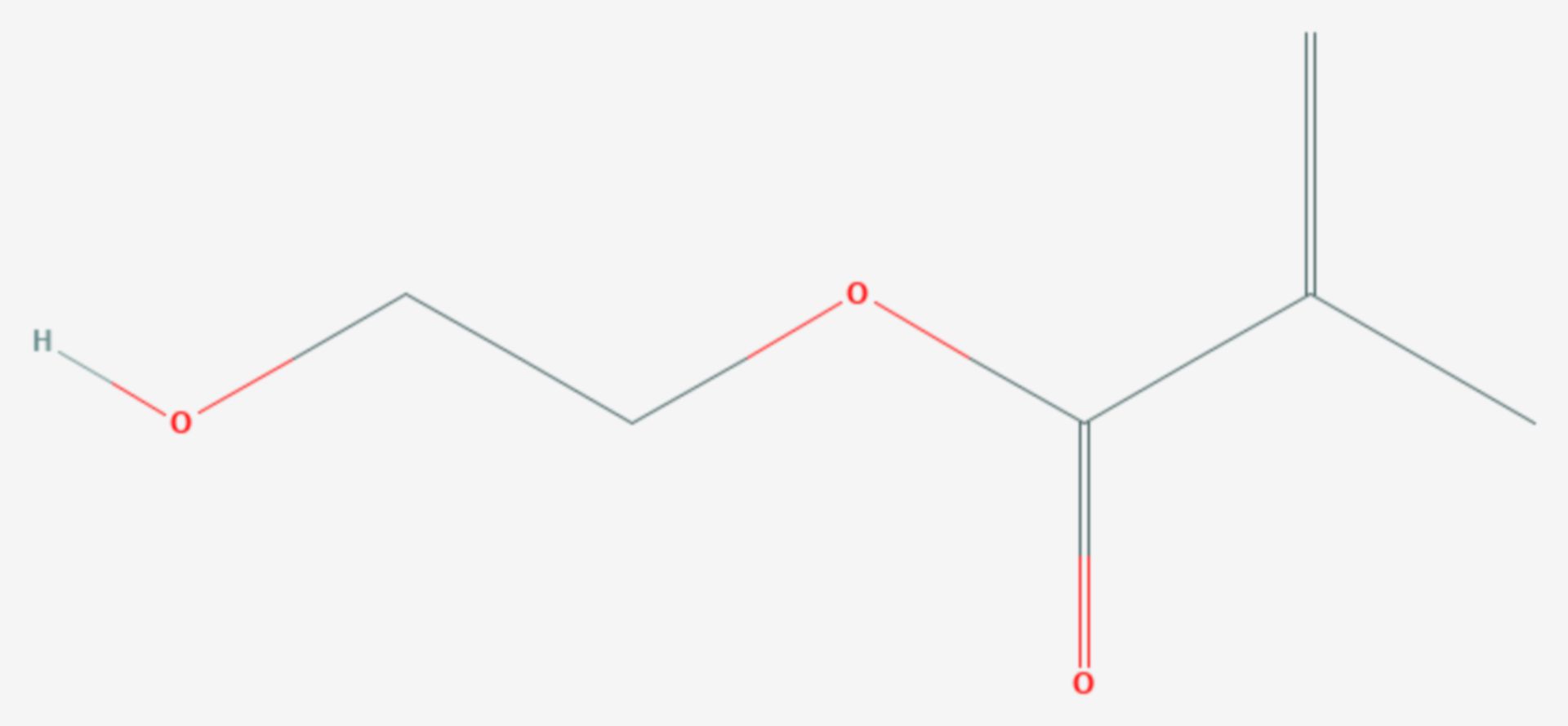 Hydroxyethylmethacrylat (Strukturformel)