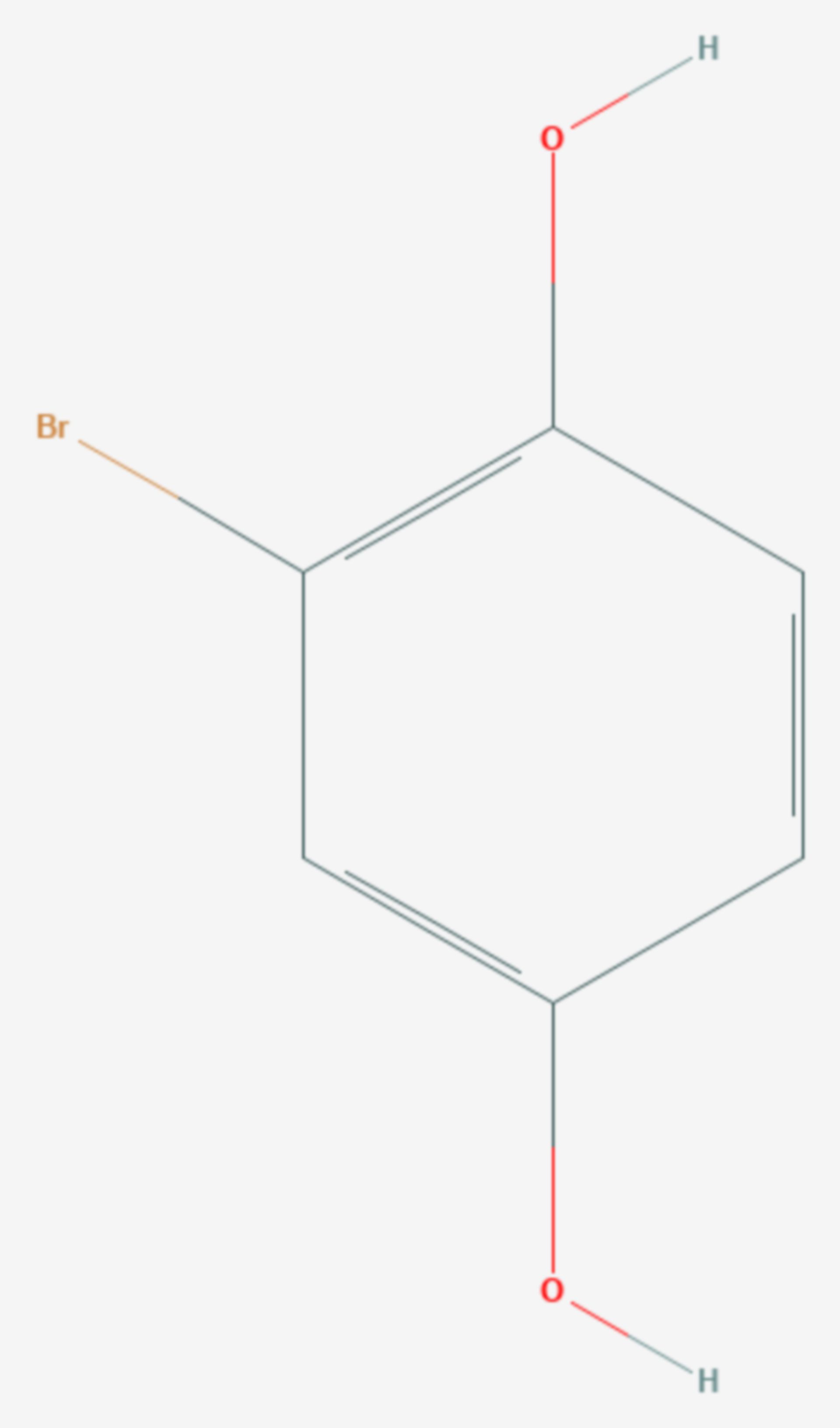 Bromhydrochinon (Strukturformel)