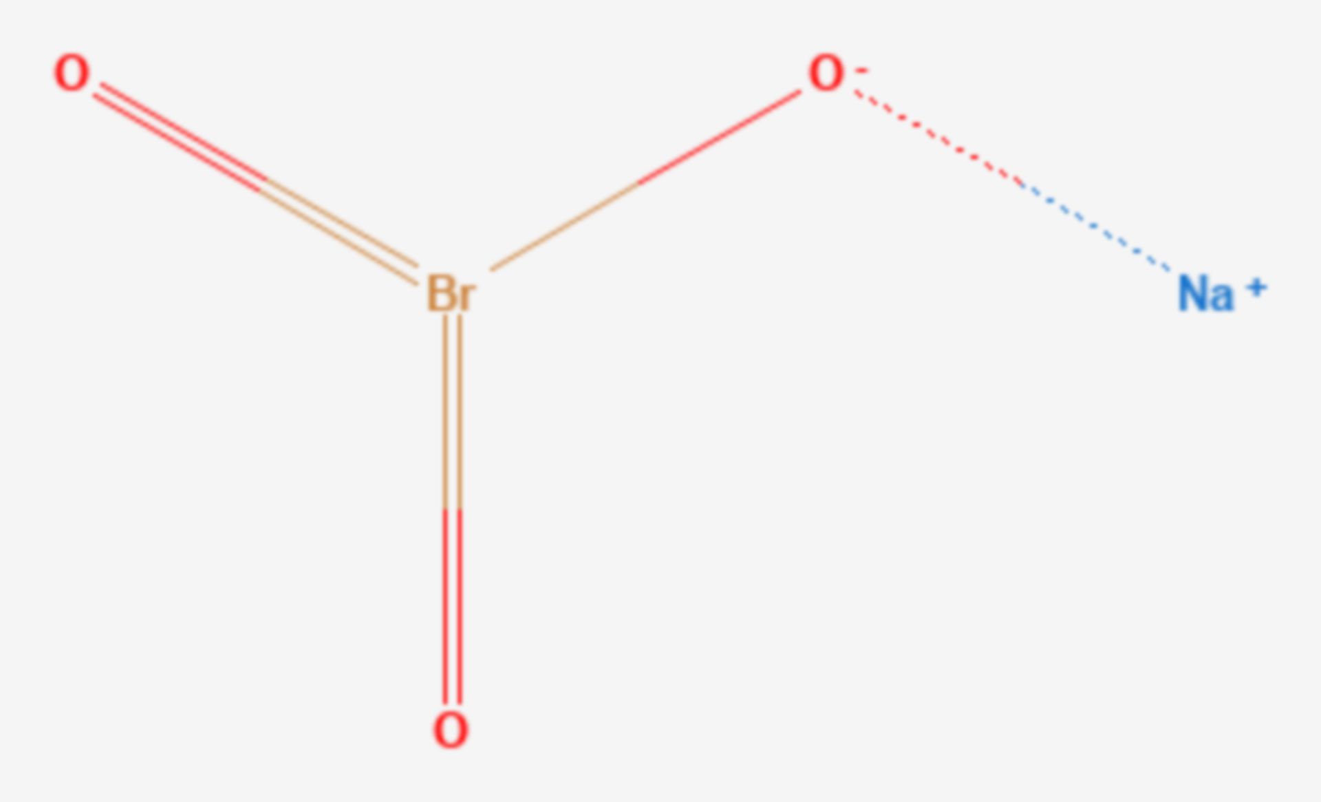 Natriumbromat (Strukturformel)