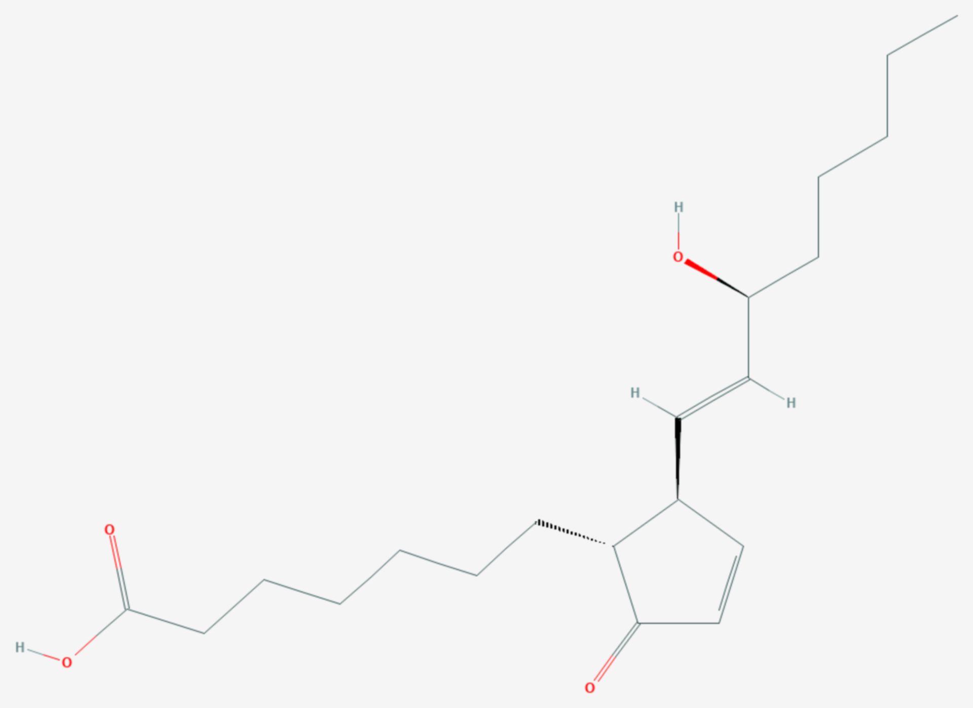 Prostaglandin A1 (Strukturformel)