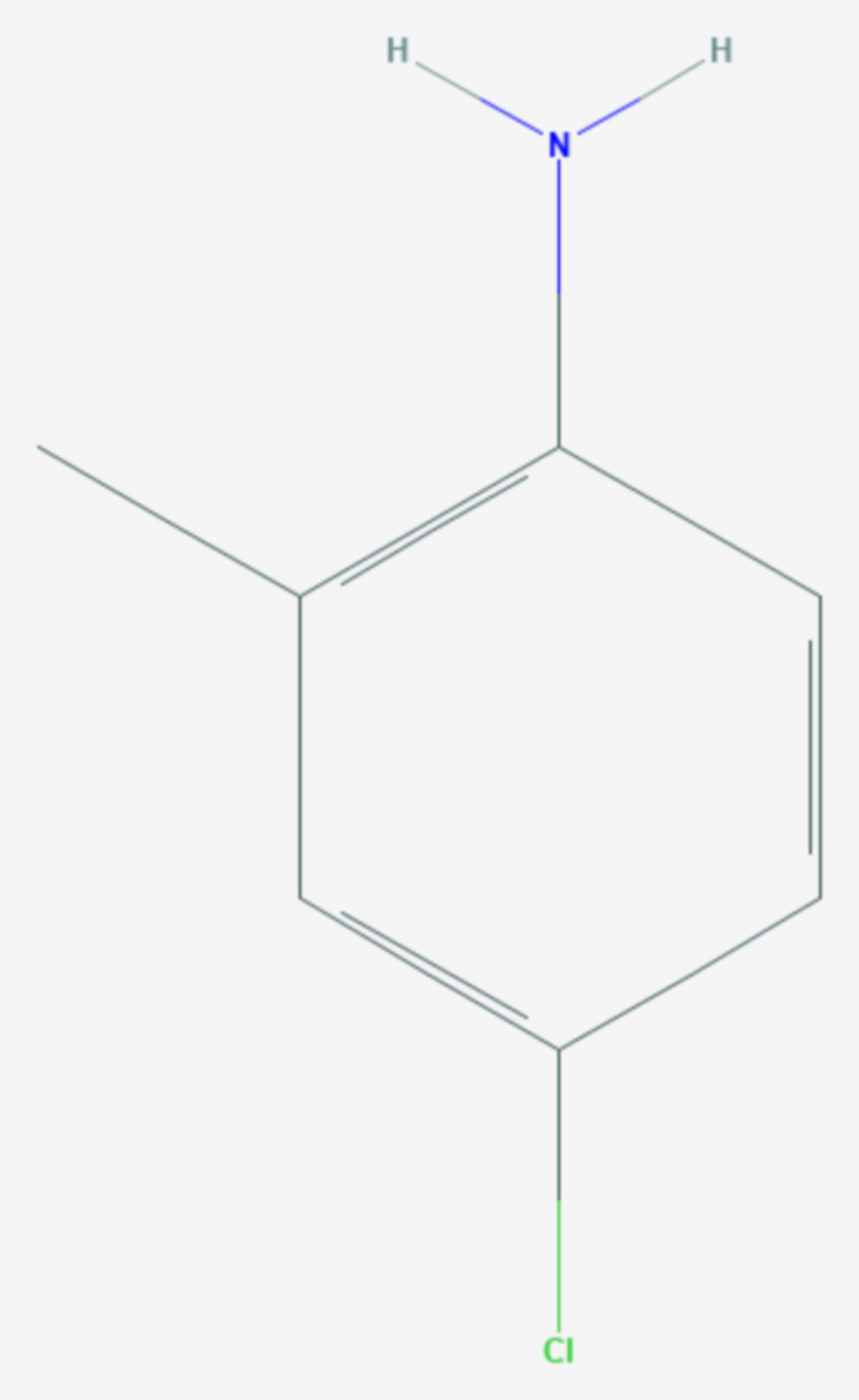 4-Chlor-o-toluidin (Strukturformel)