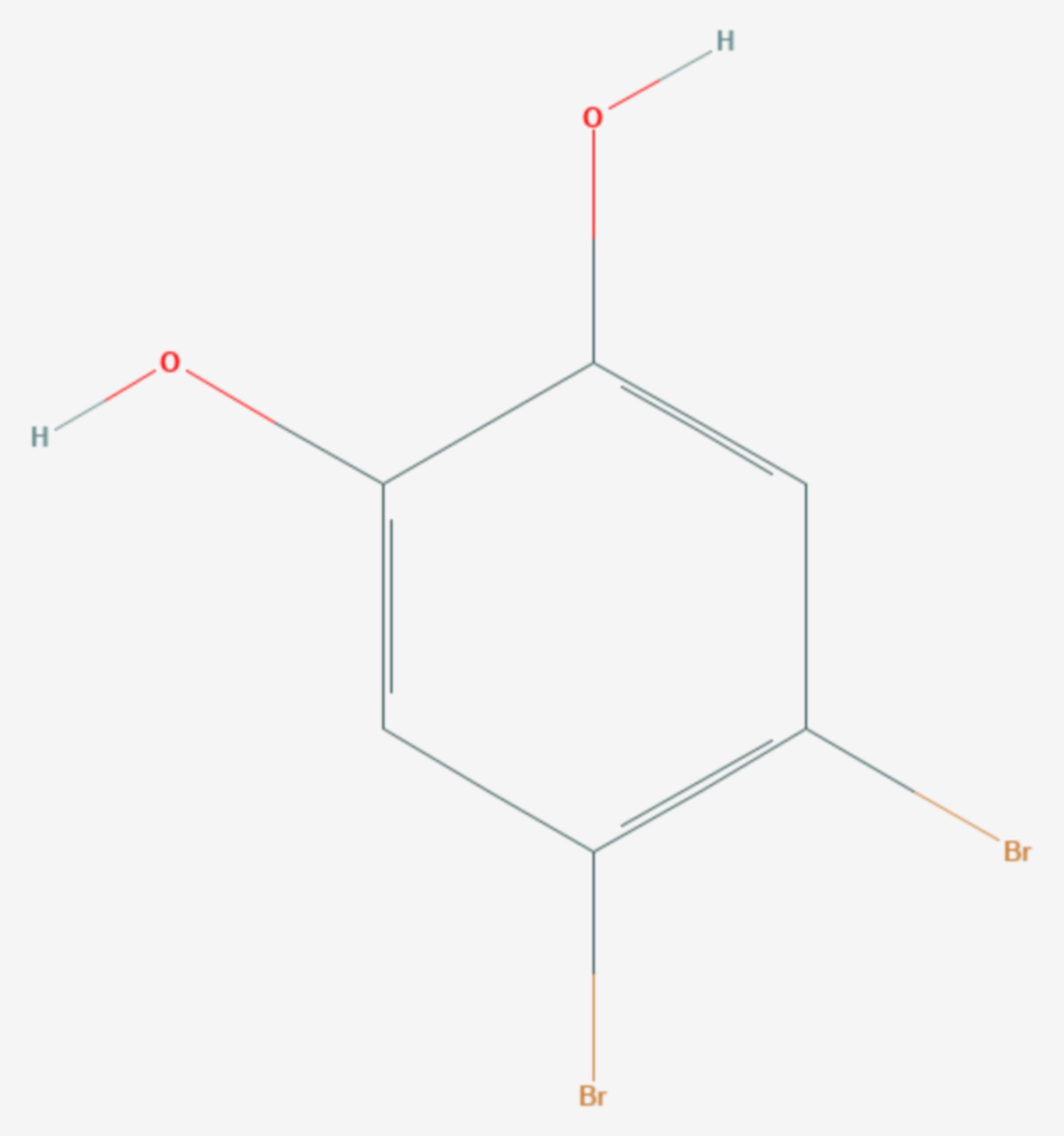 4,5-Dibrombrenzcatechin (Strukturformel)