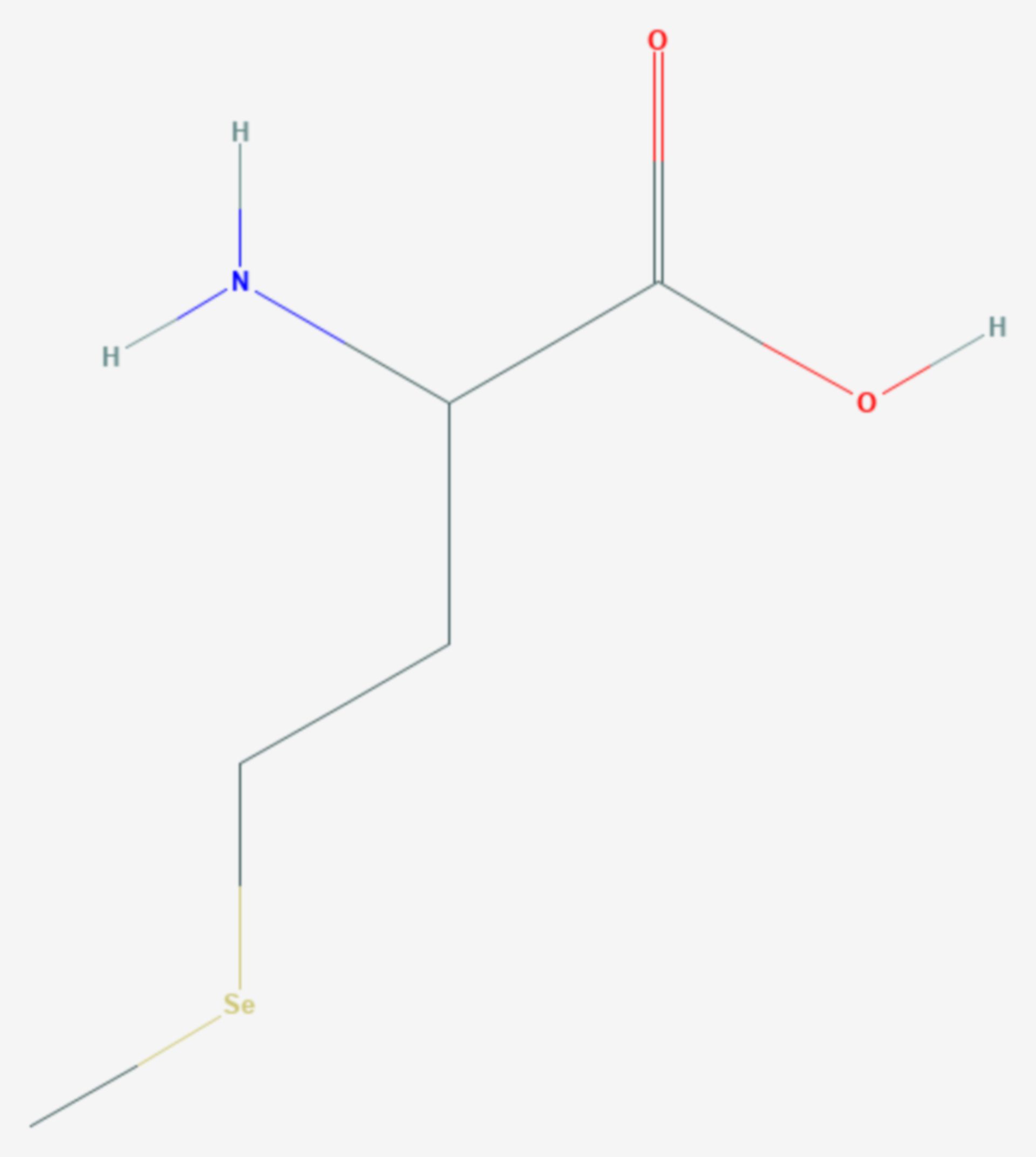 Selenomethionin (Strukturformel)