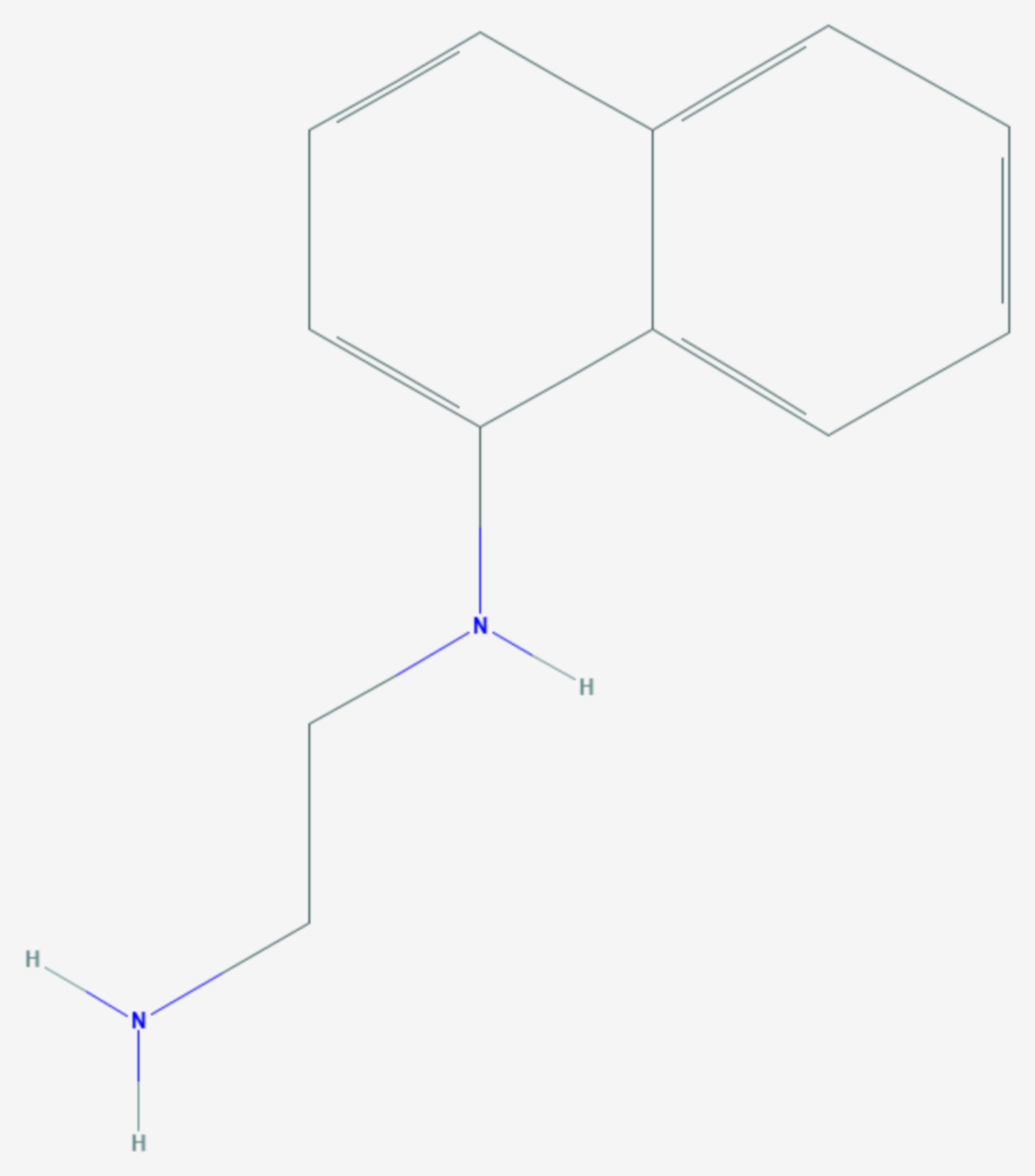N-(1-Naphthyl)ethylendiamin (Strukturformel)