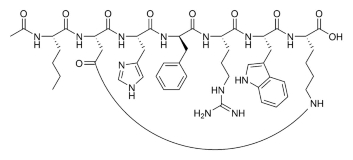Bremelanotid Strukturformel