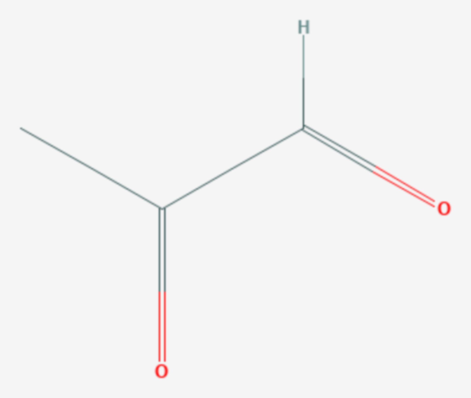 Methylglyoxal (Strukturformel)