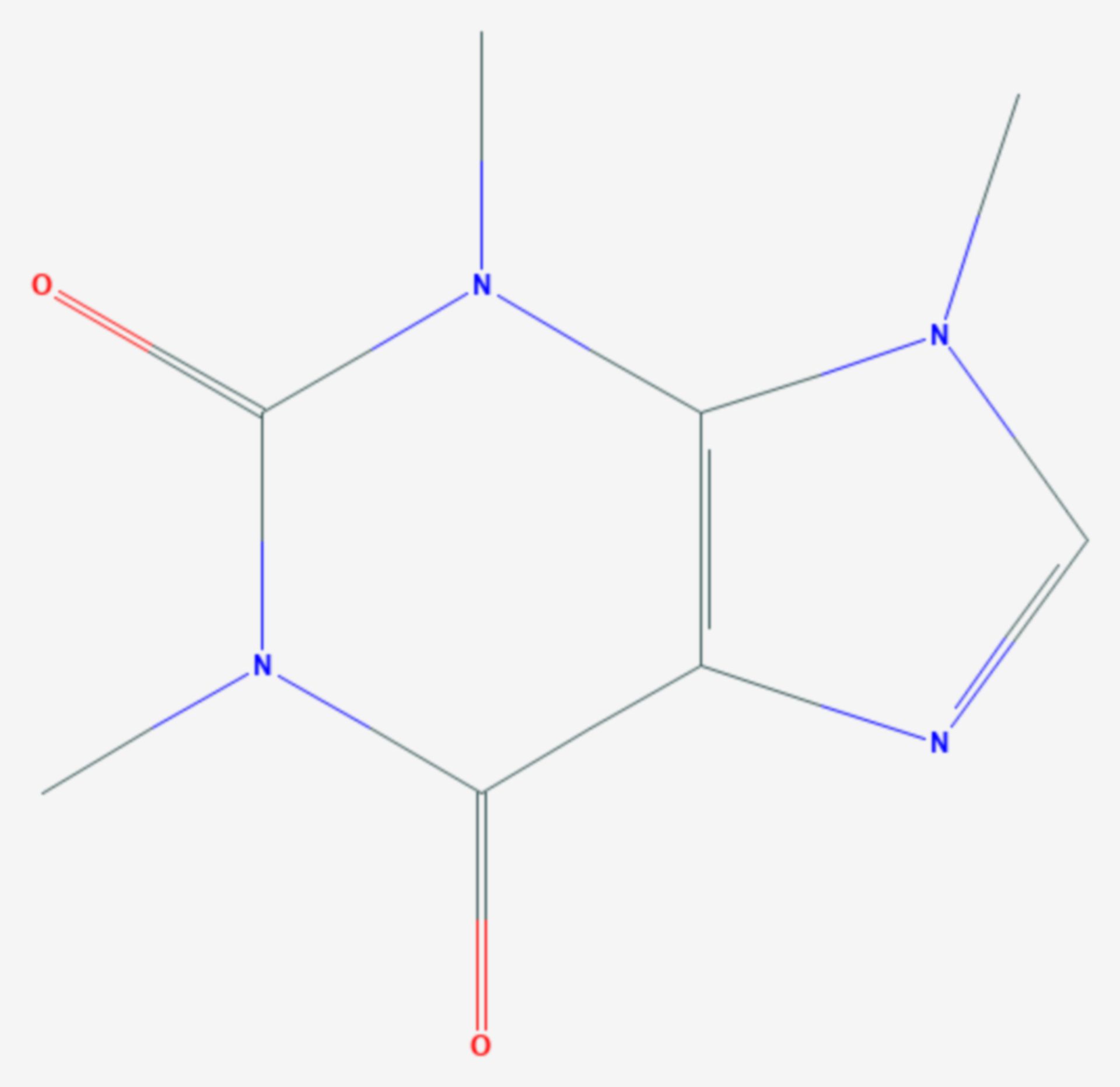 Isocoffein (Strukturformel)