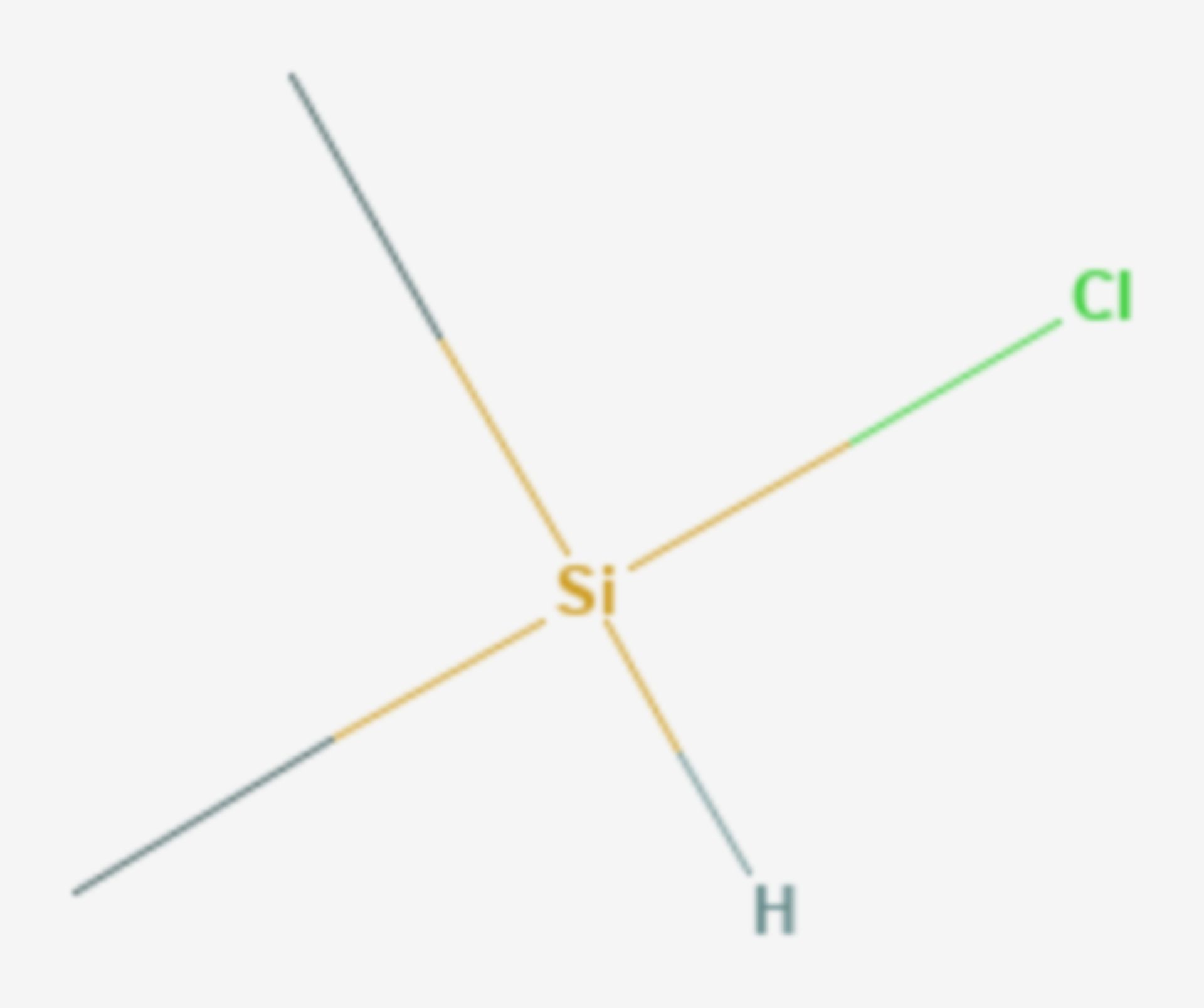 Dimethylchlorsilan (Strukturformel)