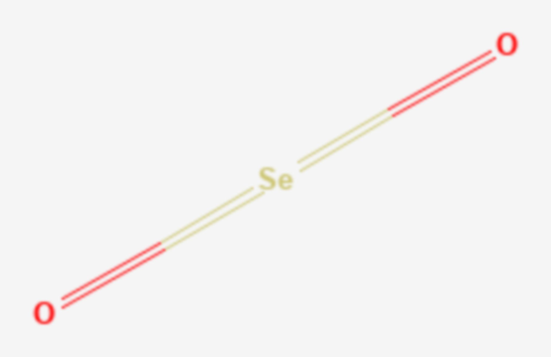 Selendioxid (Strukturformel)