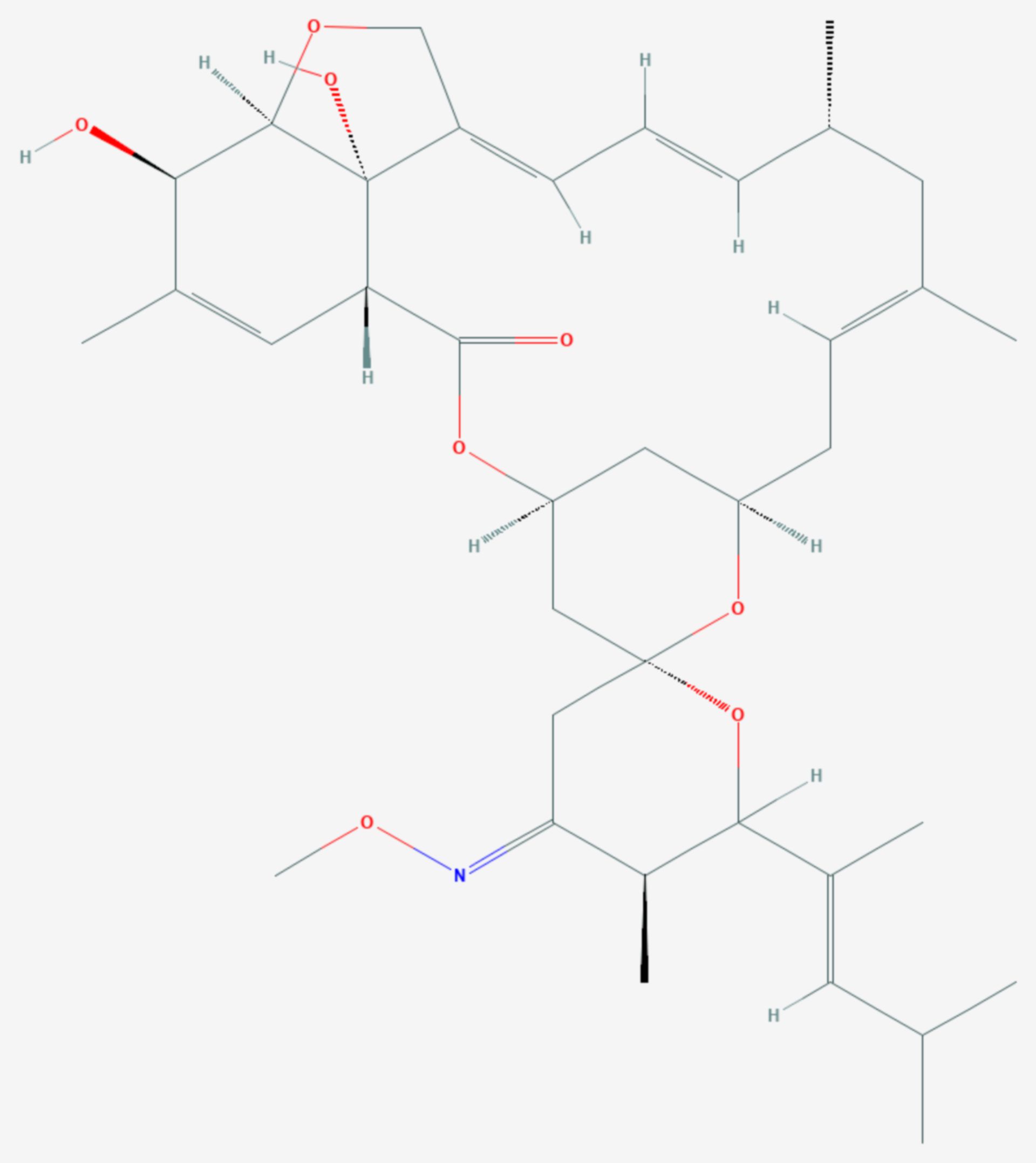 Moxidectin (Strukturformel)