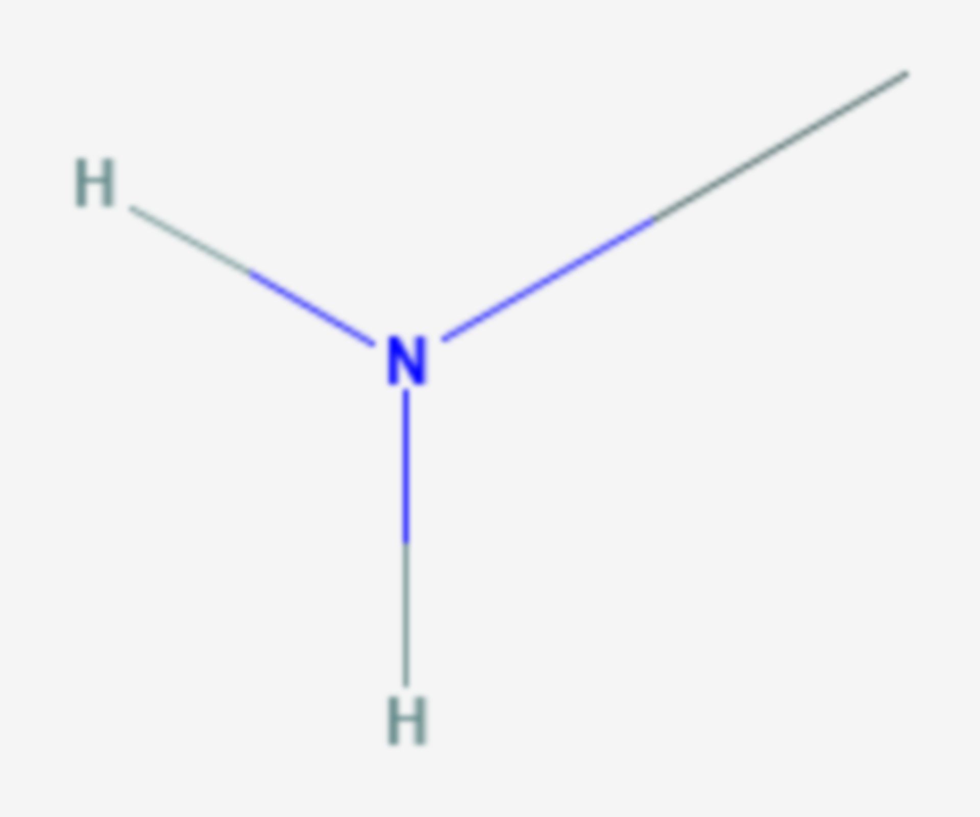 Methylamin (Strukturformel)