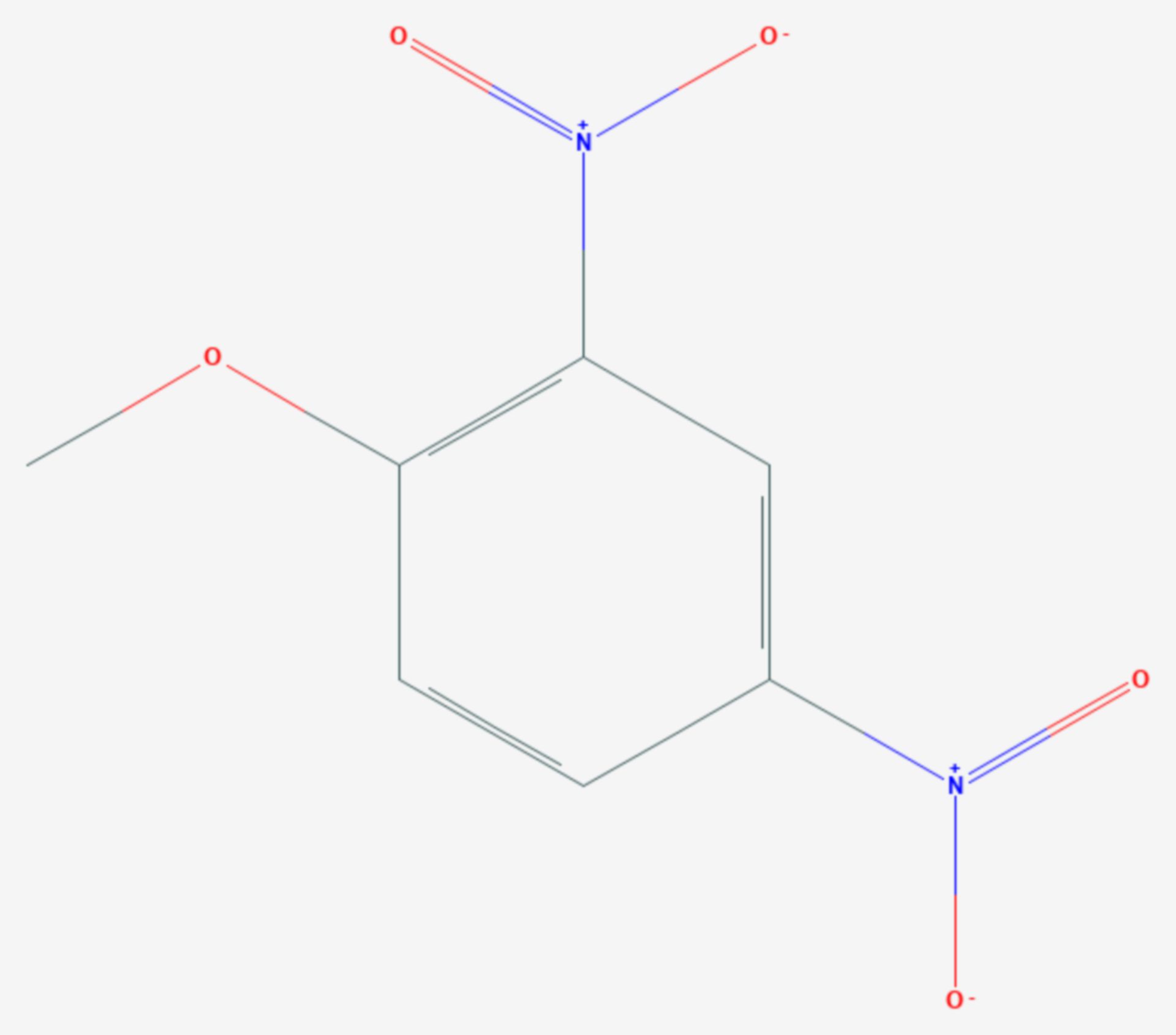 2,4-Dinitroanisol (Strukturformel)