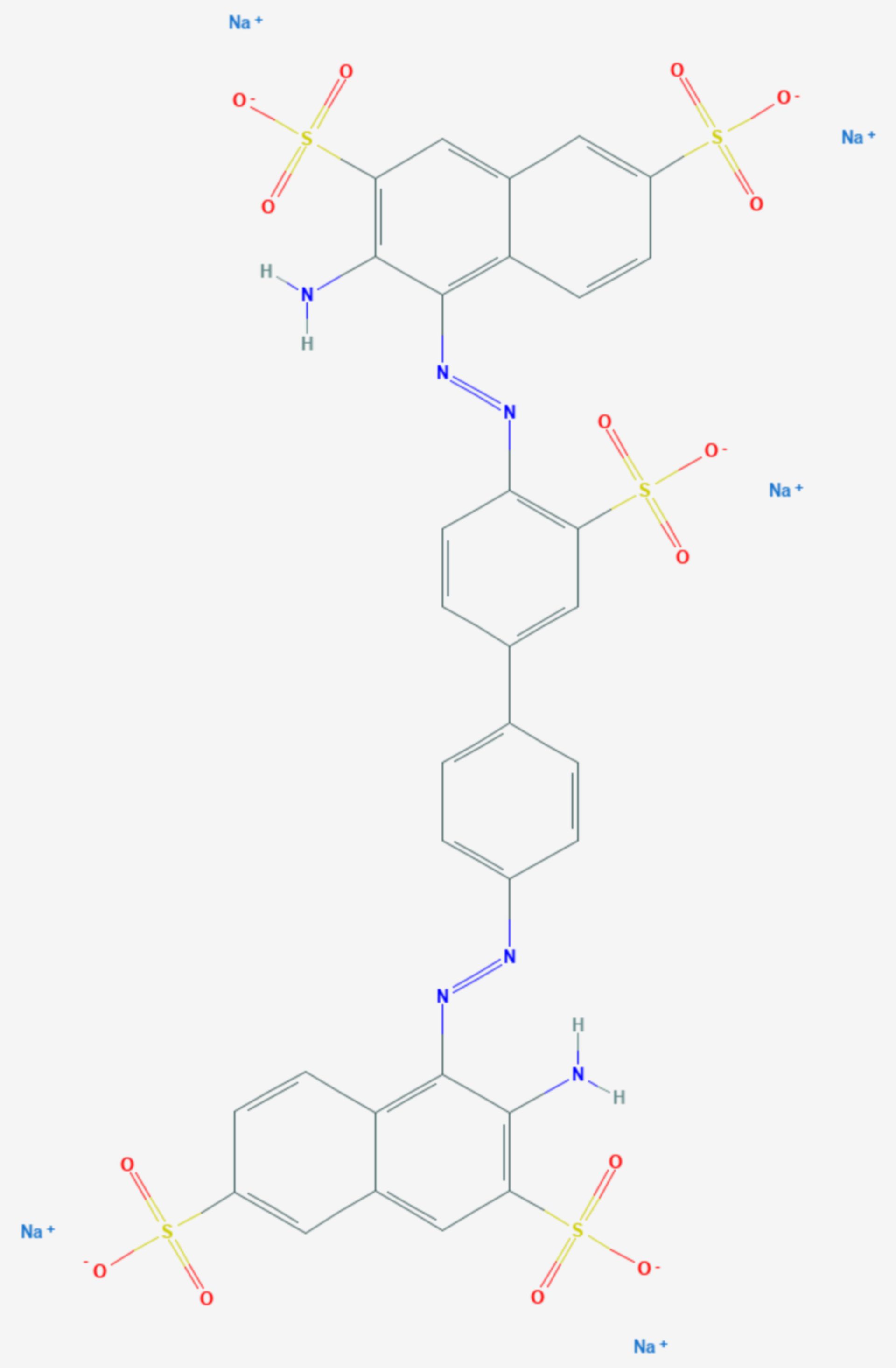 Trypanrot (Strukturformel)