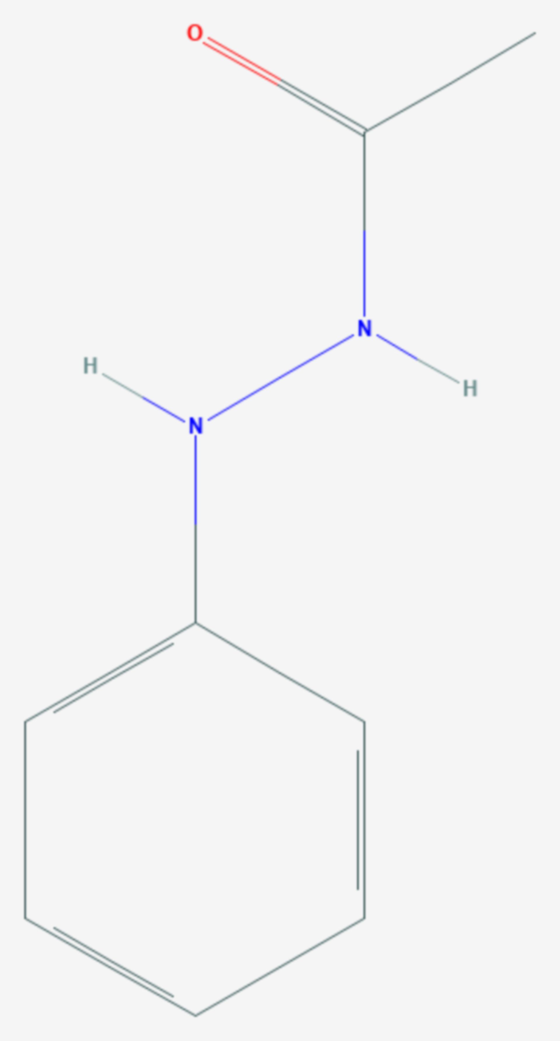 1-Acetyl-2-phenylhydrazin (Strukturformel)