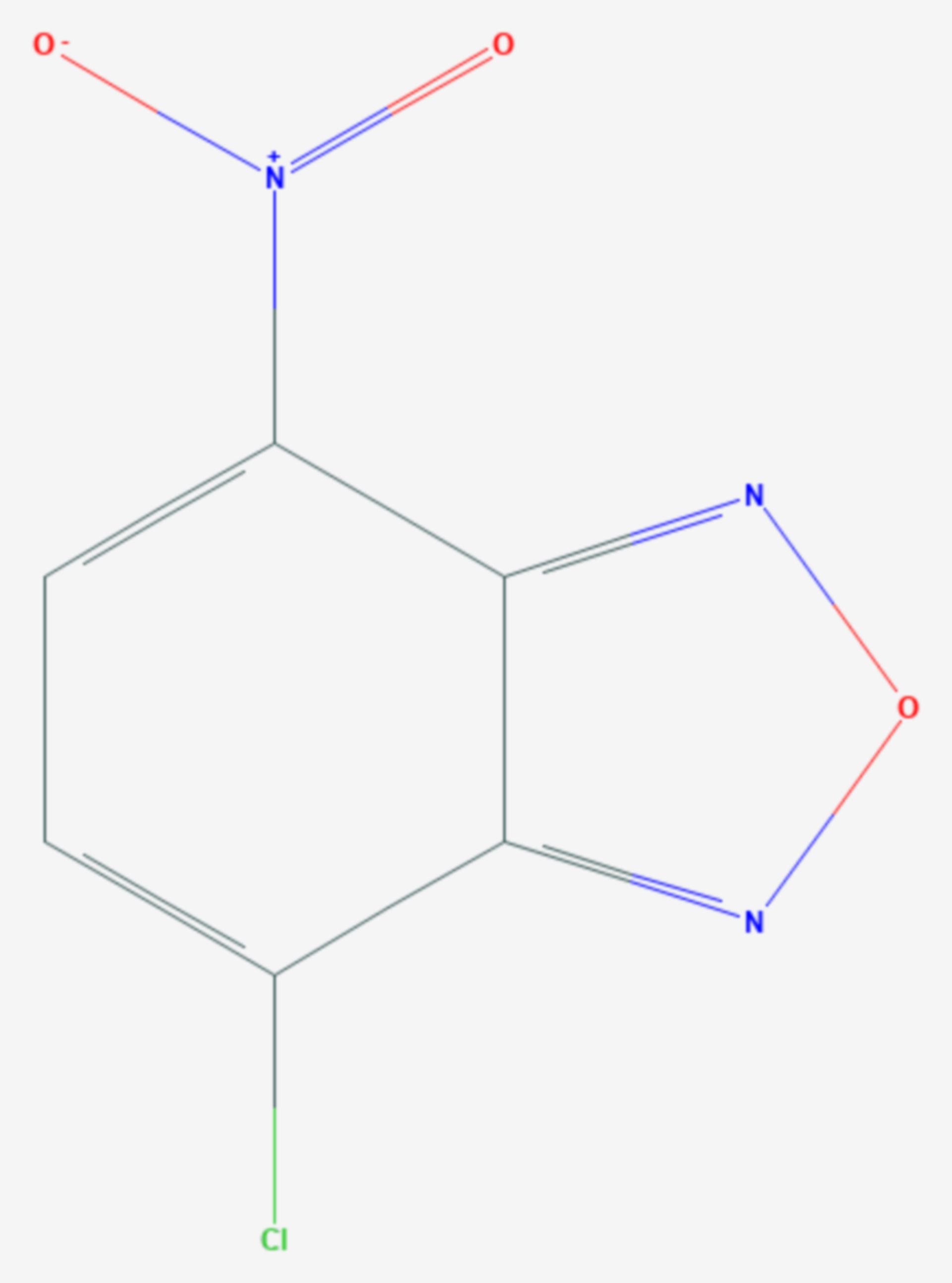 4-Chlor-7-nitrobenzo-2-oxa-1,3-diazol (Strukturformel)