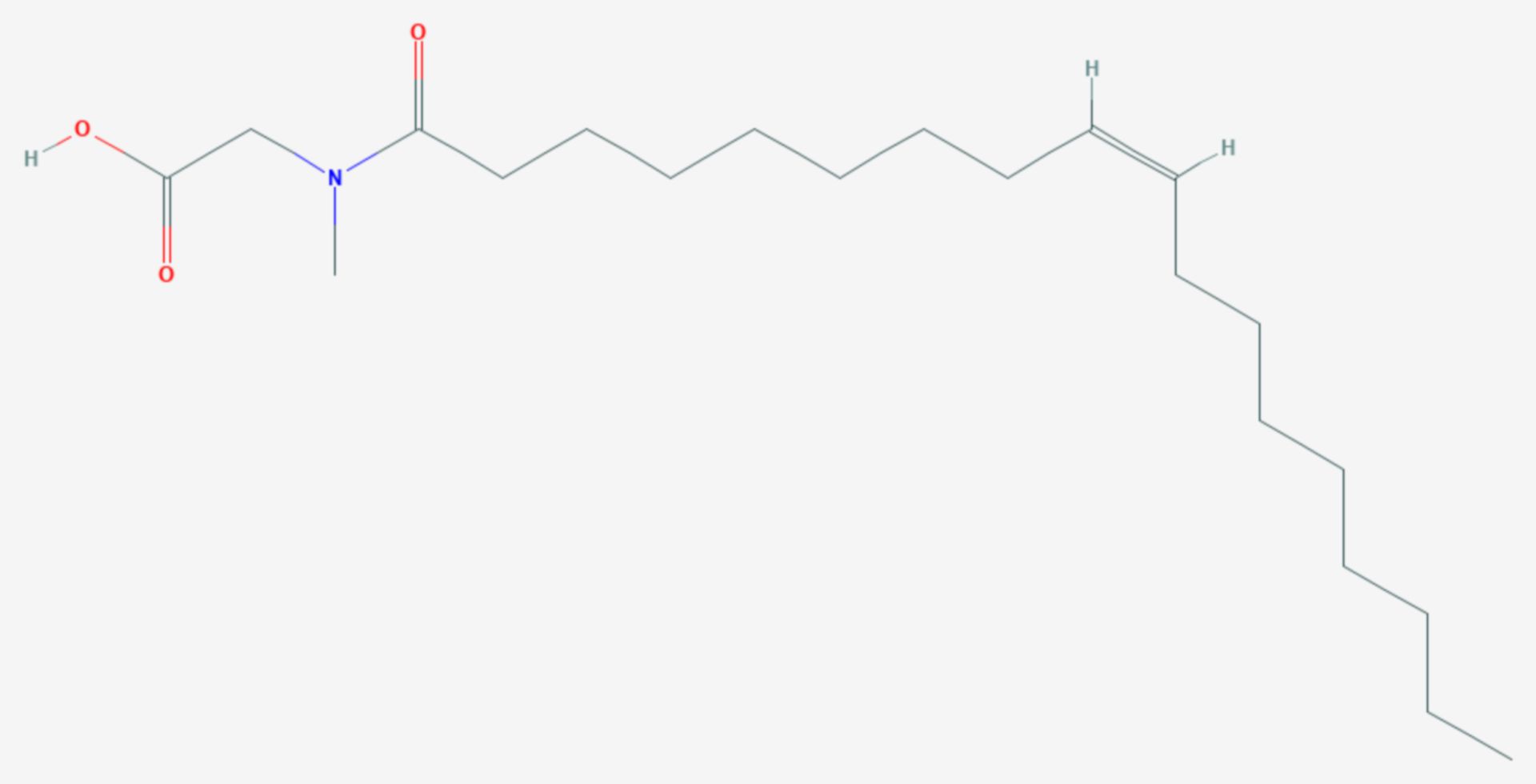 N-Oleoylsarcosin (Strukturformel)