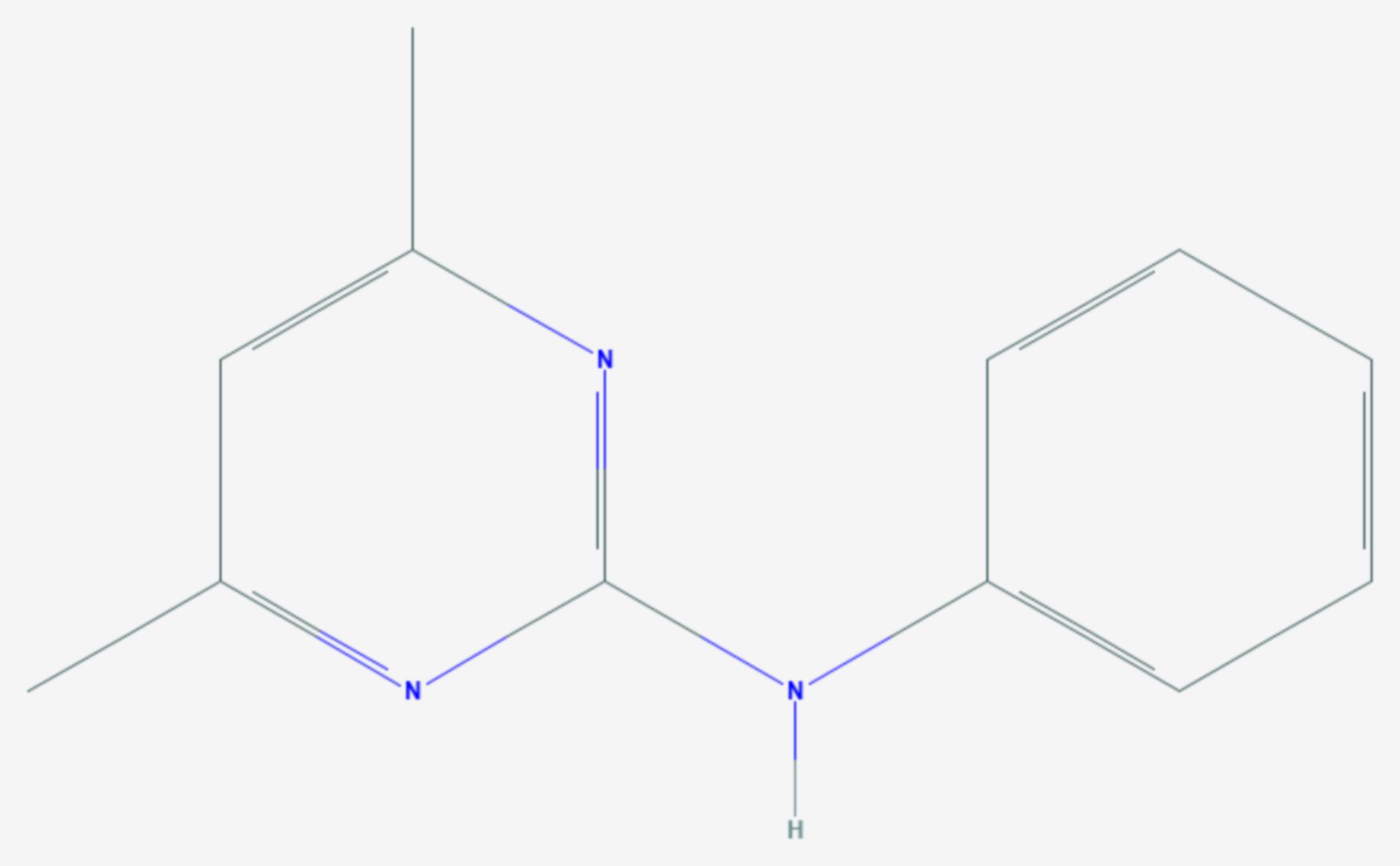 Pyrimethanil (Strukturformel)