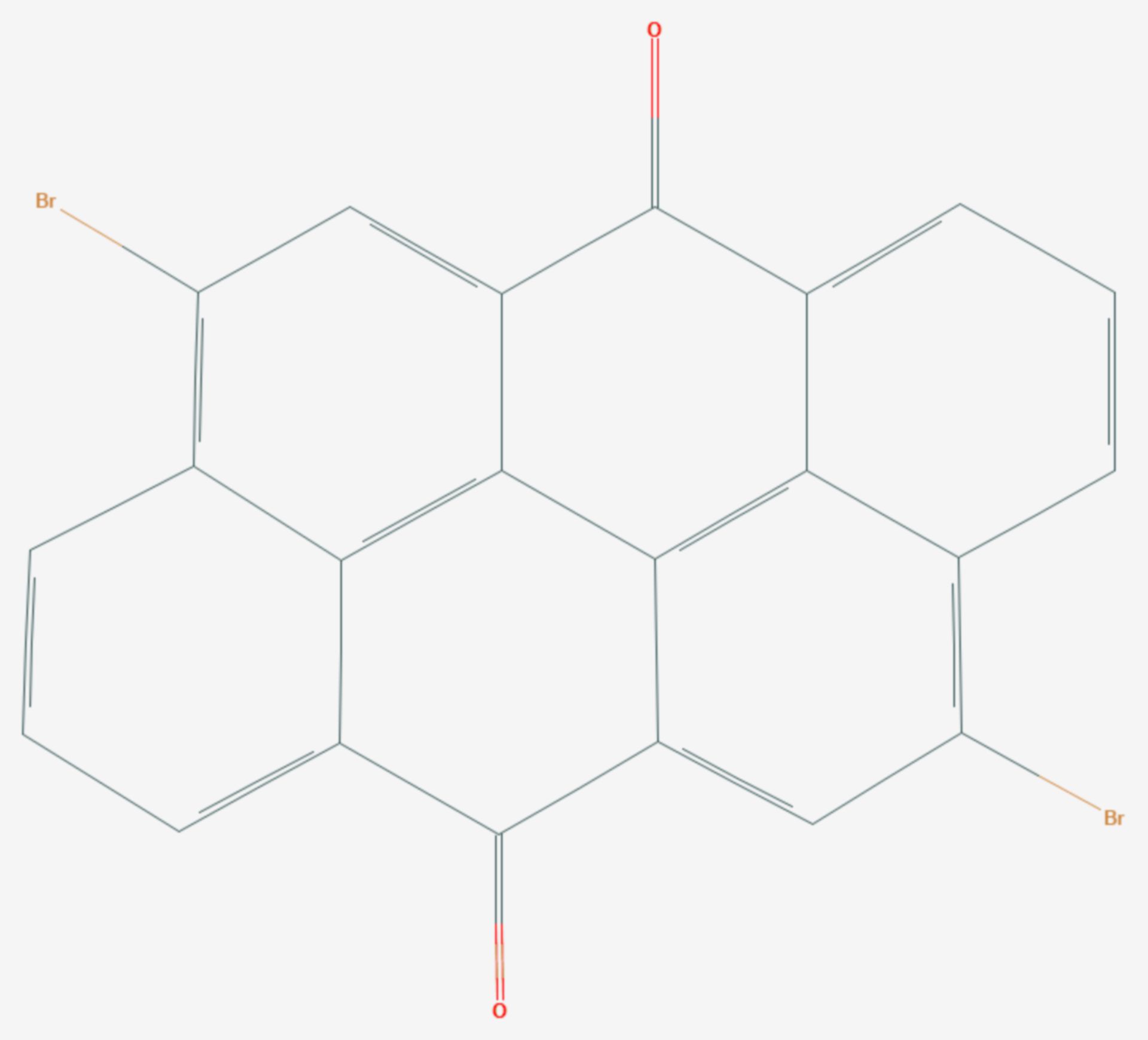 Dibromanthanthron (Strukturformel)