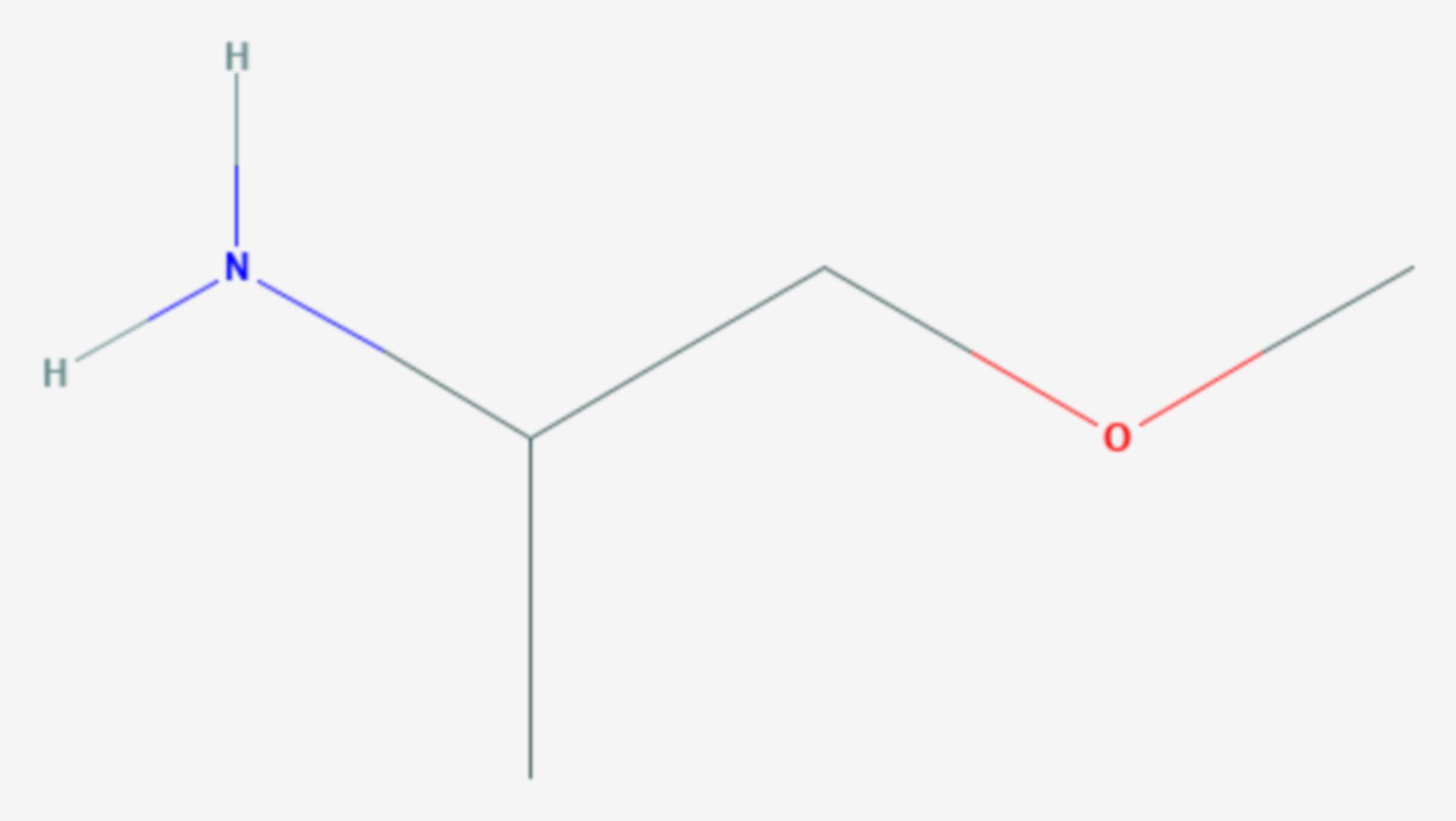 1-Methoxy-2-propylamin (Strukturformel)