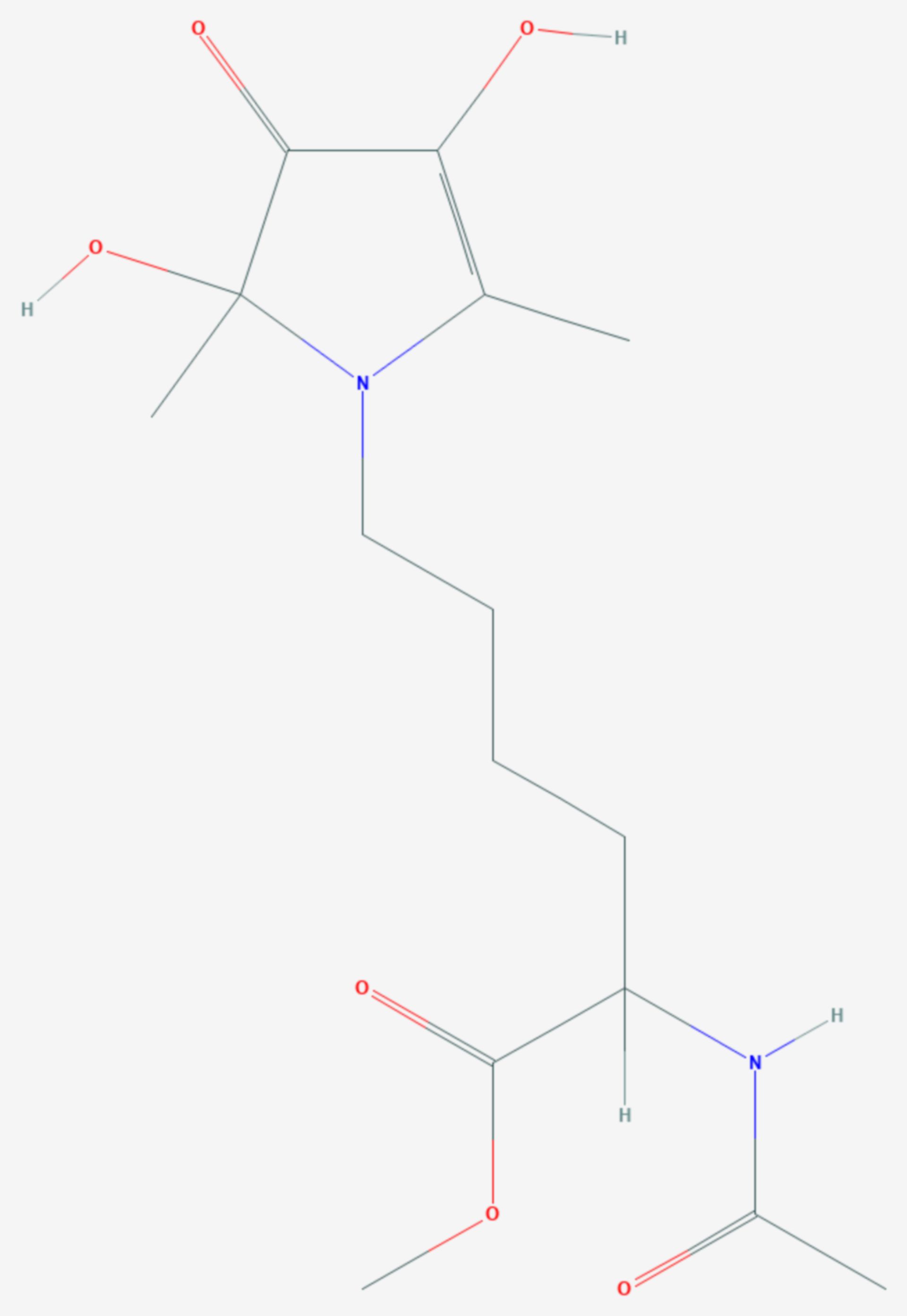 Pronyl-Lysin (Strukturformel)