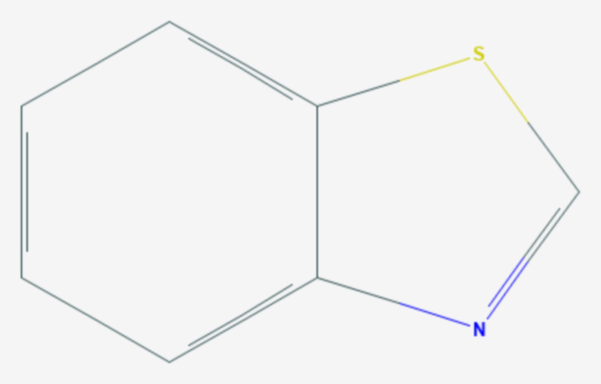 Benzothiazol (Strukturformel)