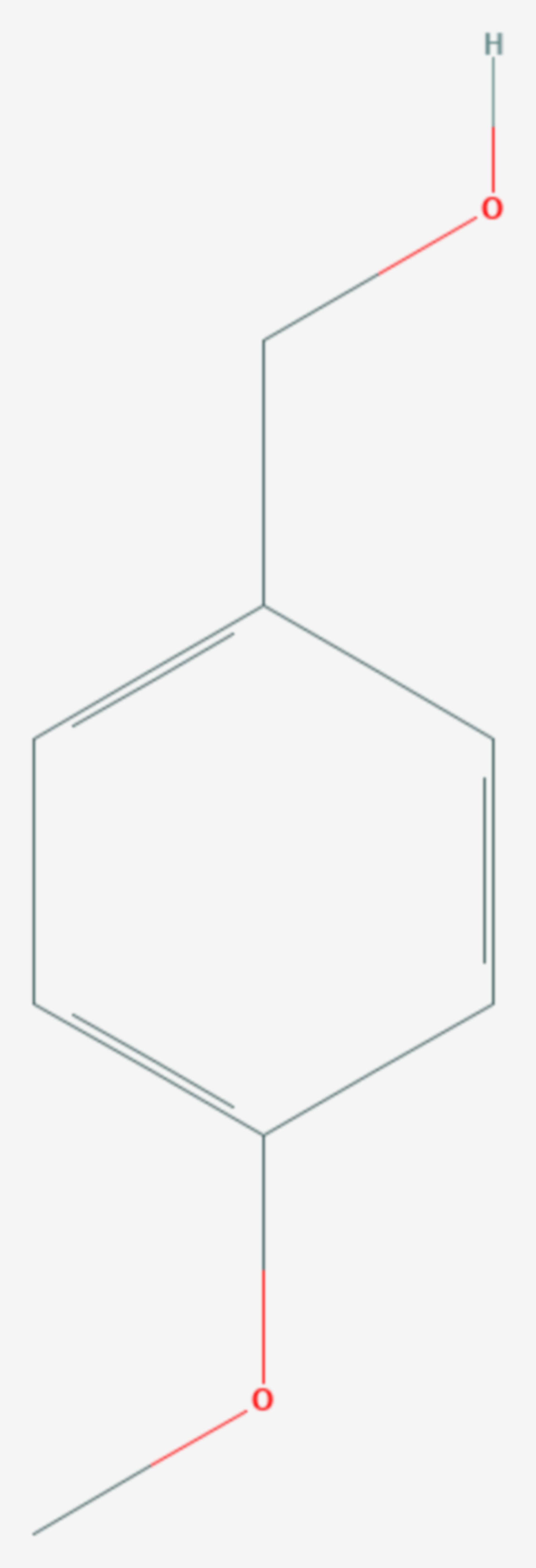 Anisalkohol (Strukturformel)