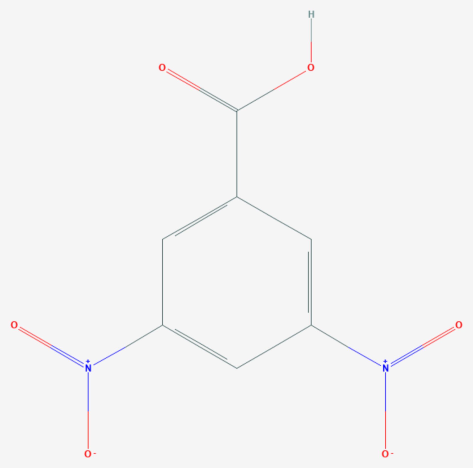 3,5-Dinitrobenzoesäure (Strukturformel)