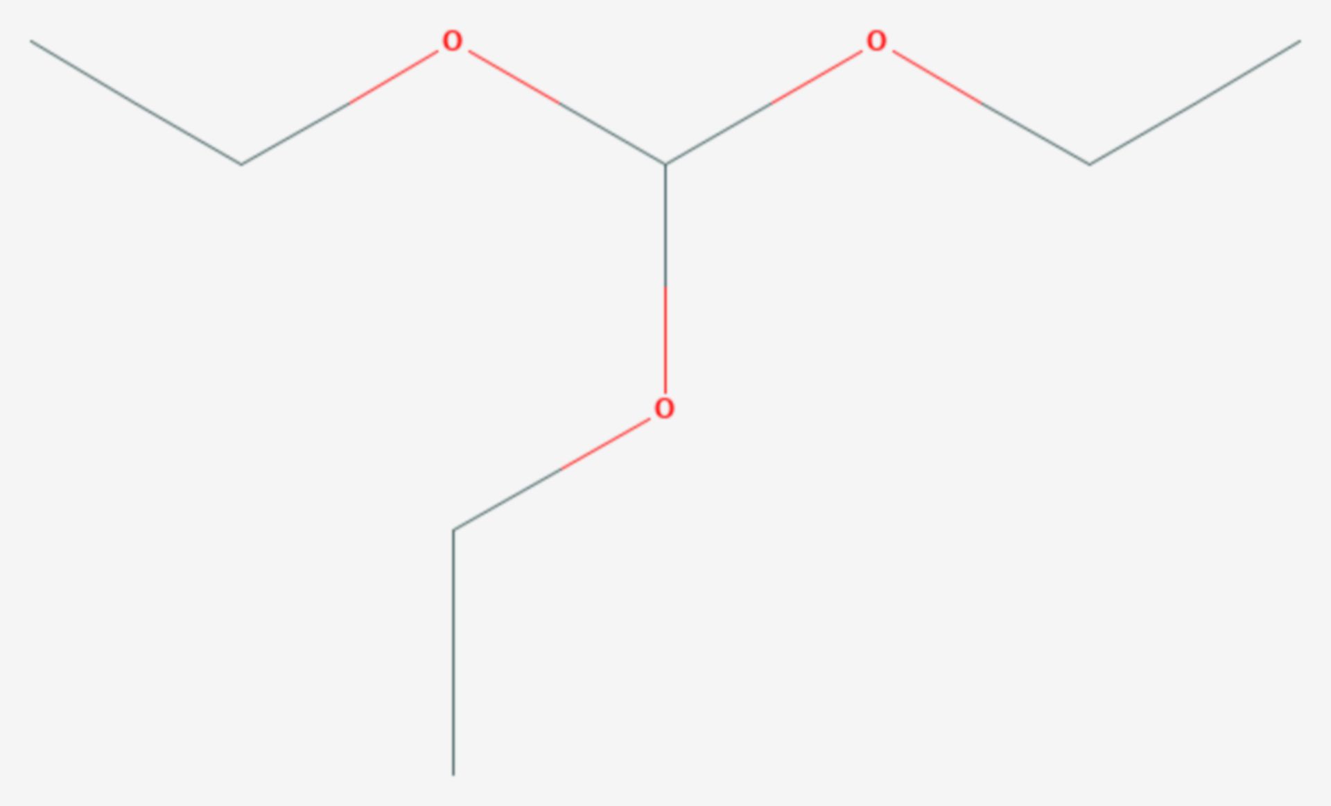 Orthoameisensäuretriethylester (Strukturformel)