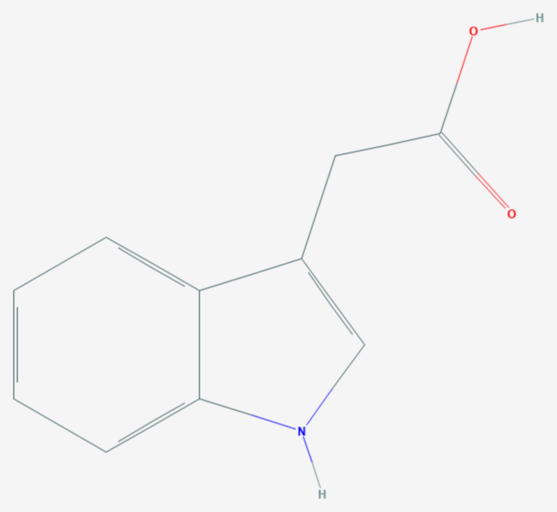 Indol-3-essigsäure (Strukturformel)
