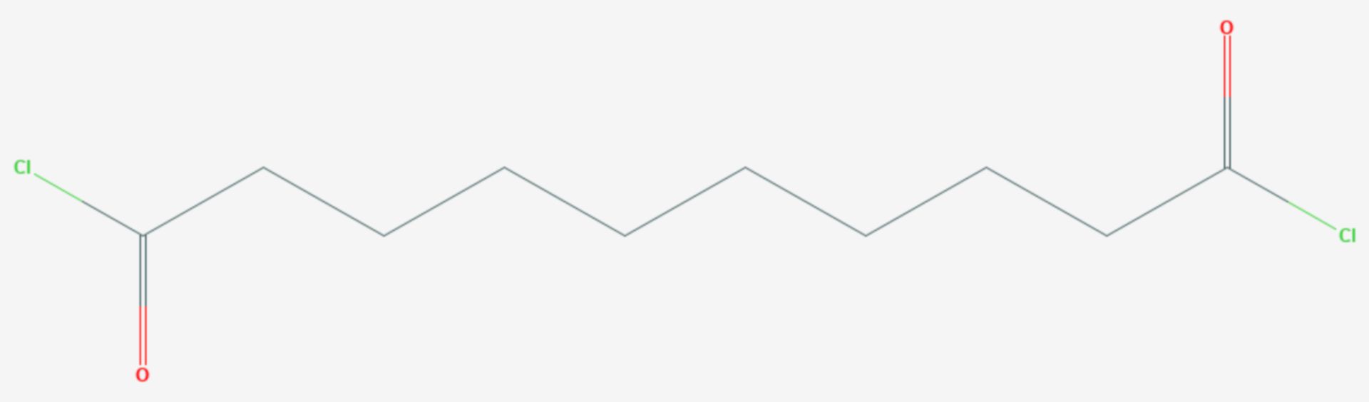 Decandioyldichlorid (Strukturformel)
