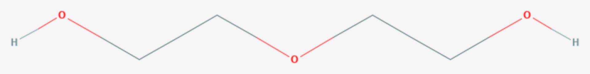 Diethylenglycol (Strukturformel)