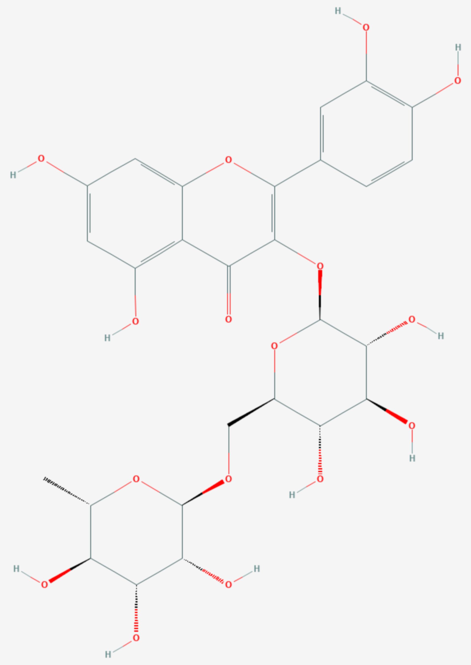 Rutin (Strukturformel)