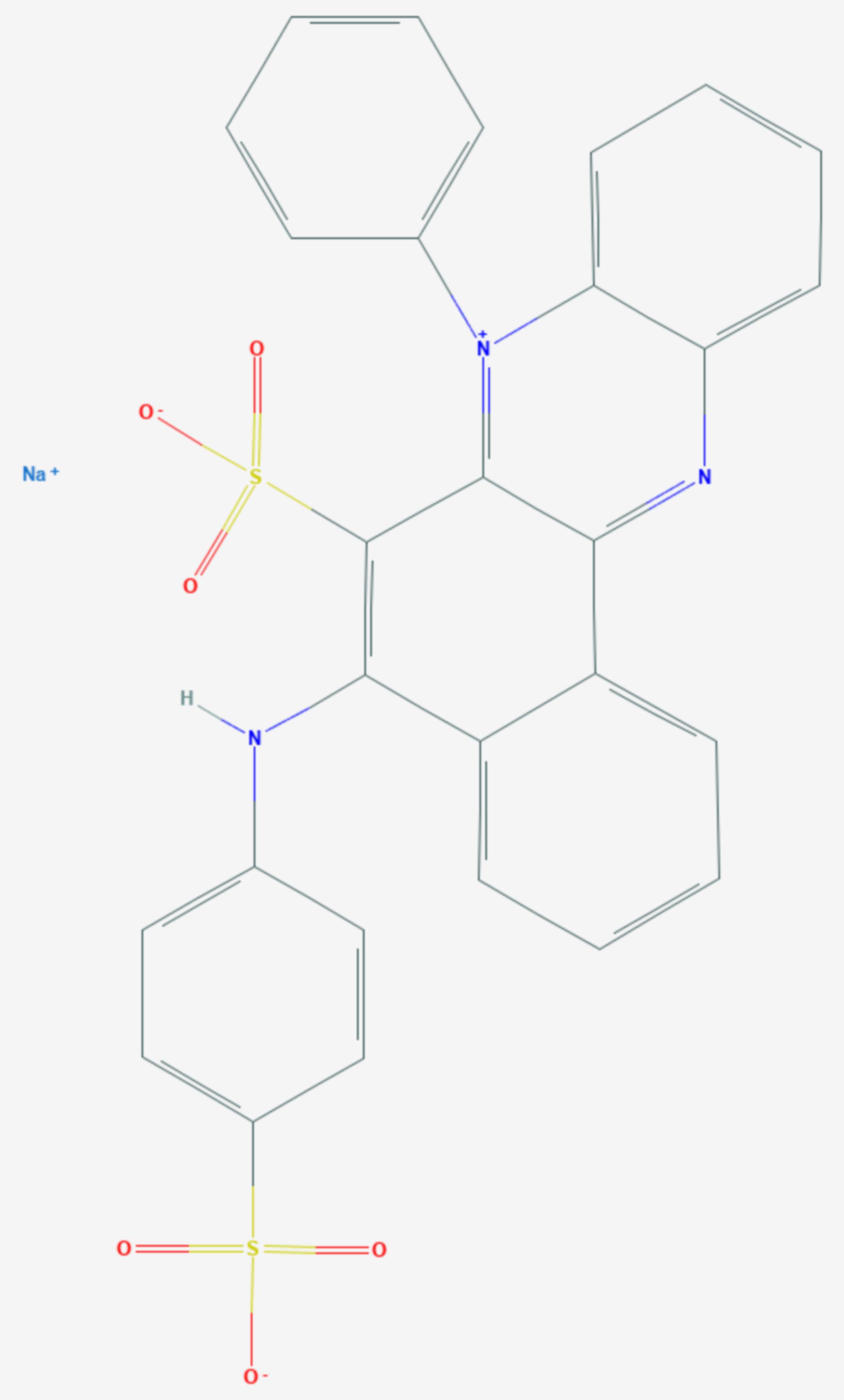 Rosindulin (Strukturformel)