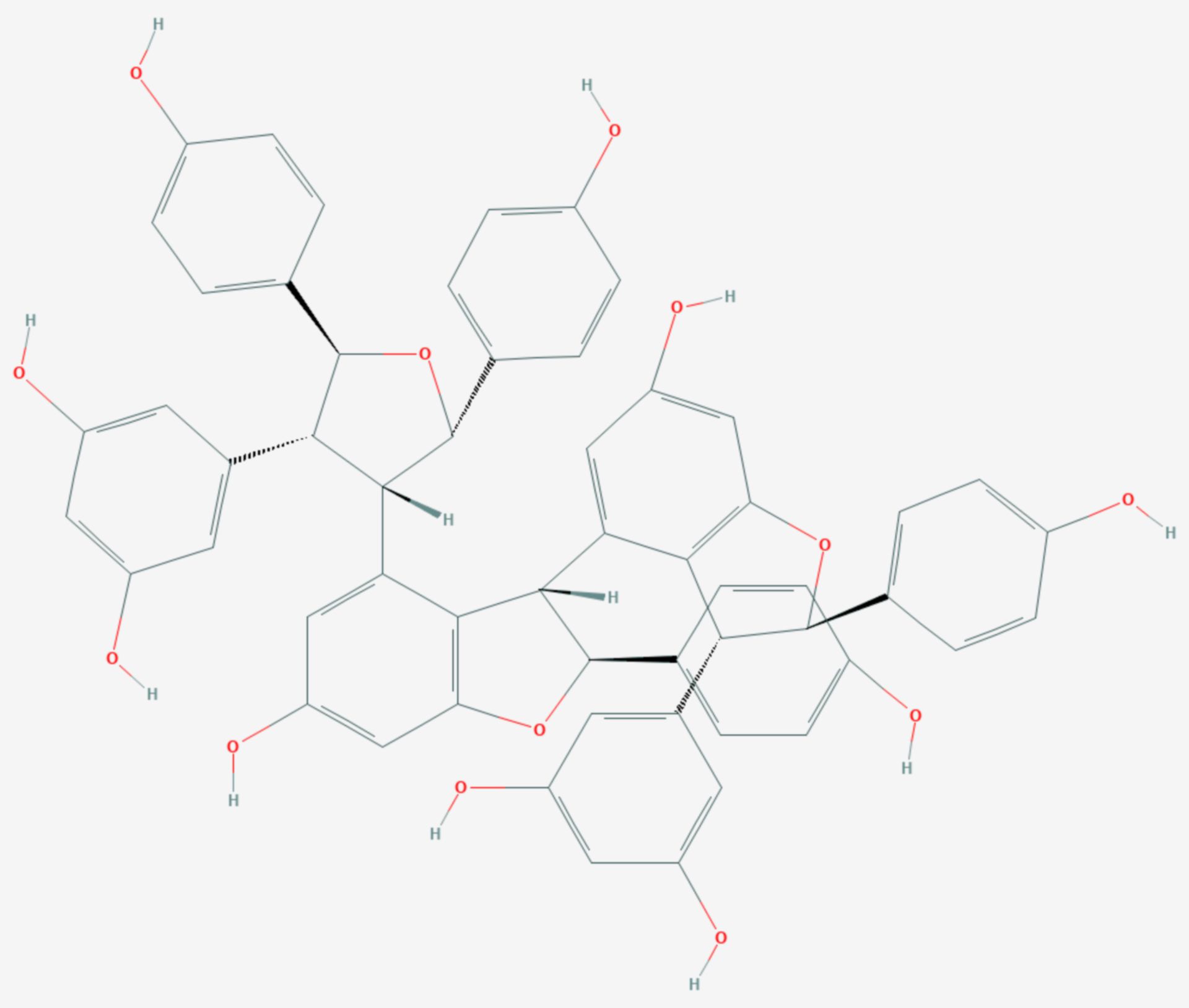 Kobophenol A (Strukturformel)