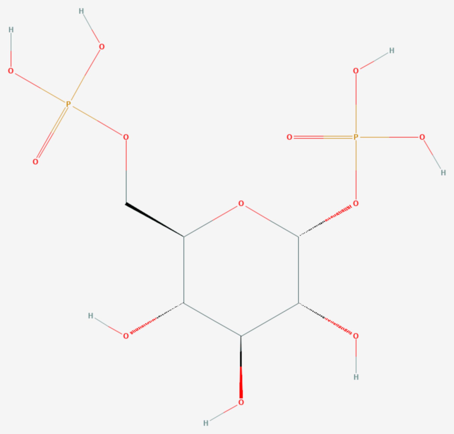 Glucose-1,6-bisphosphat (Strukturformel)