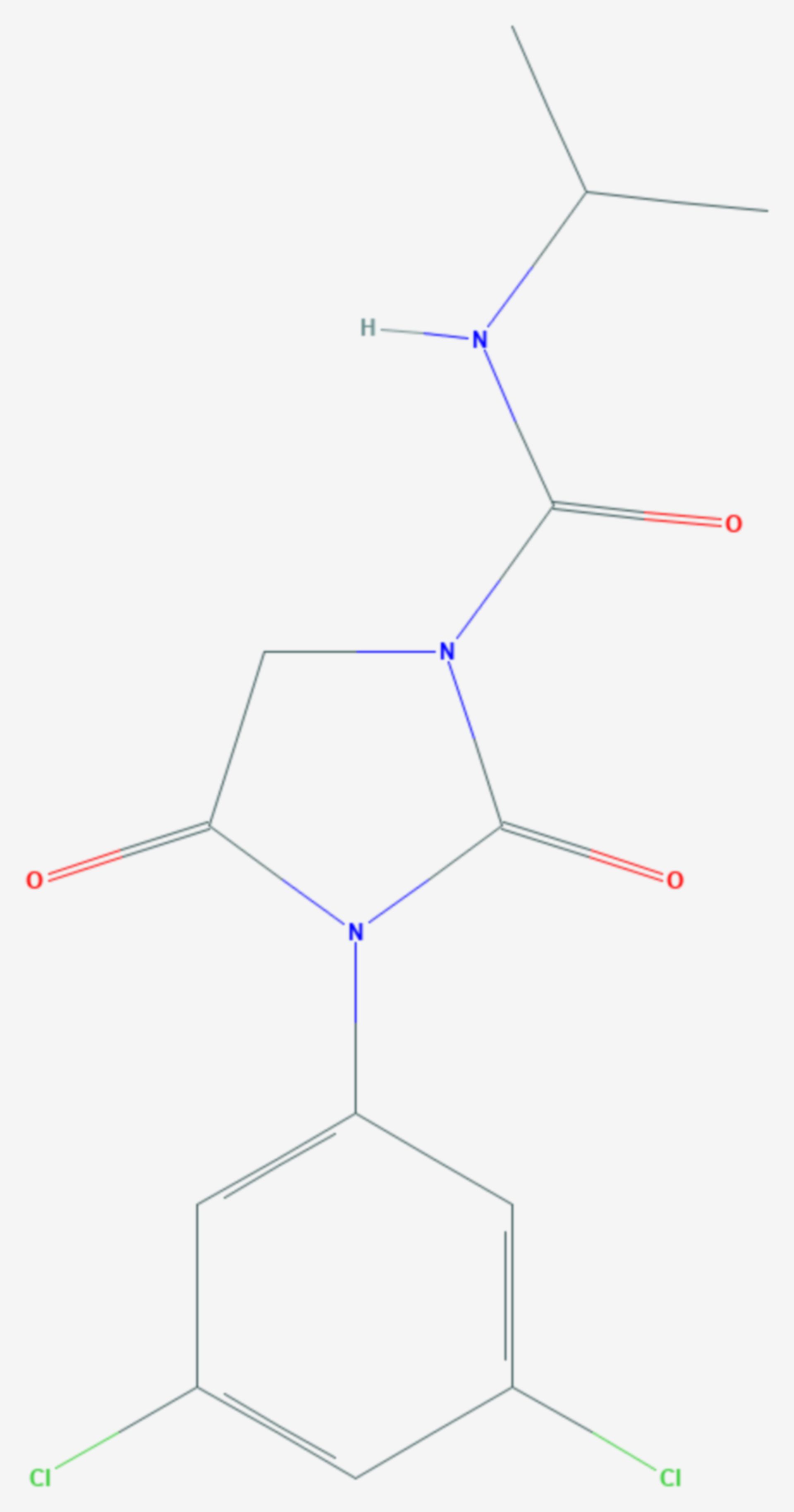 Iprodion (Strukturformel)