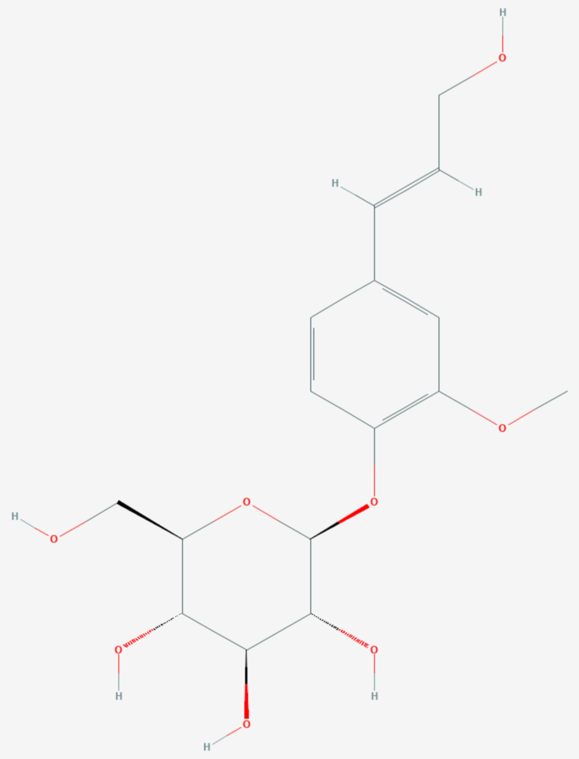 Coniferin (Strukturformel)
