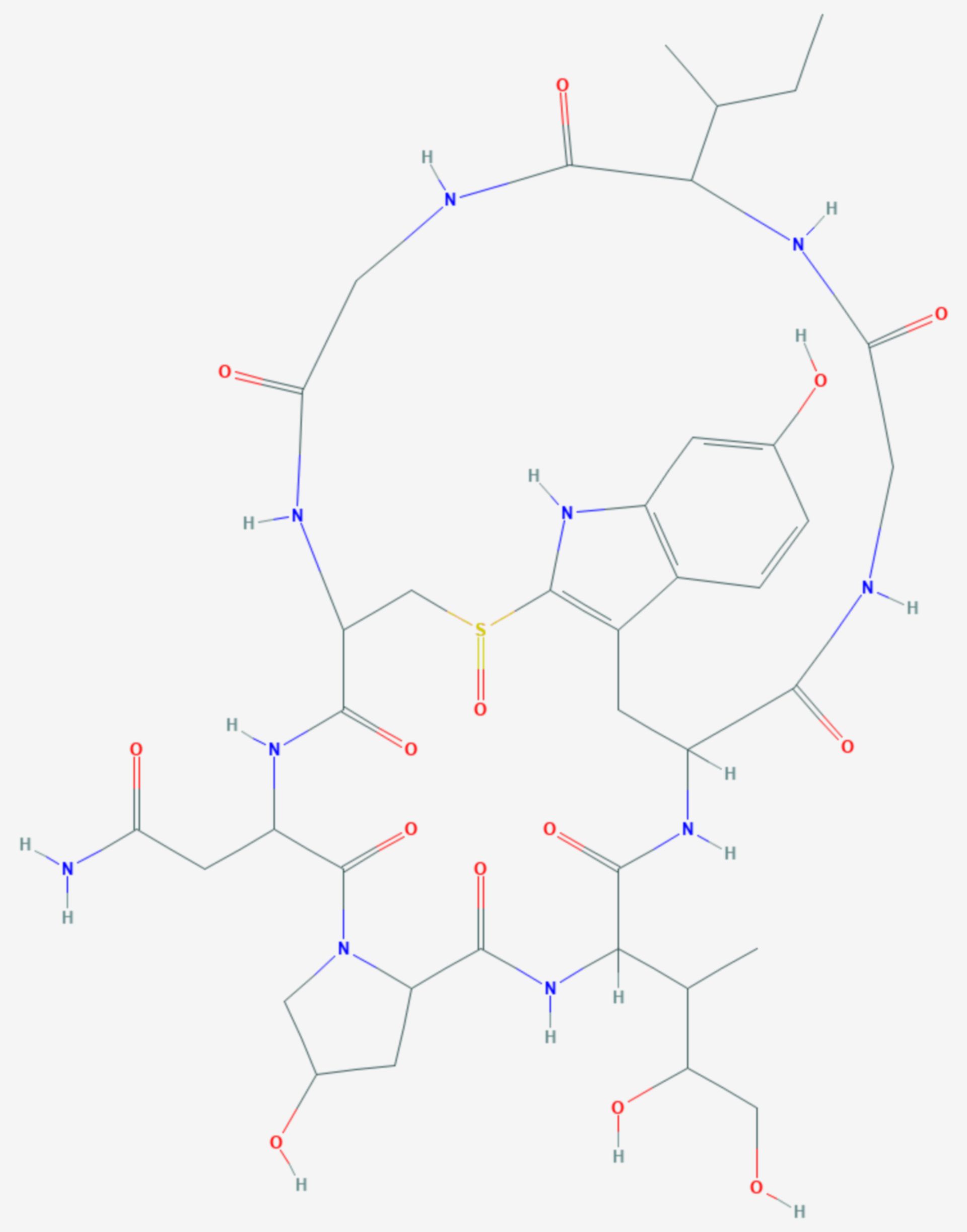 Α-Amanitin (Strukturformel)
