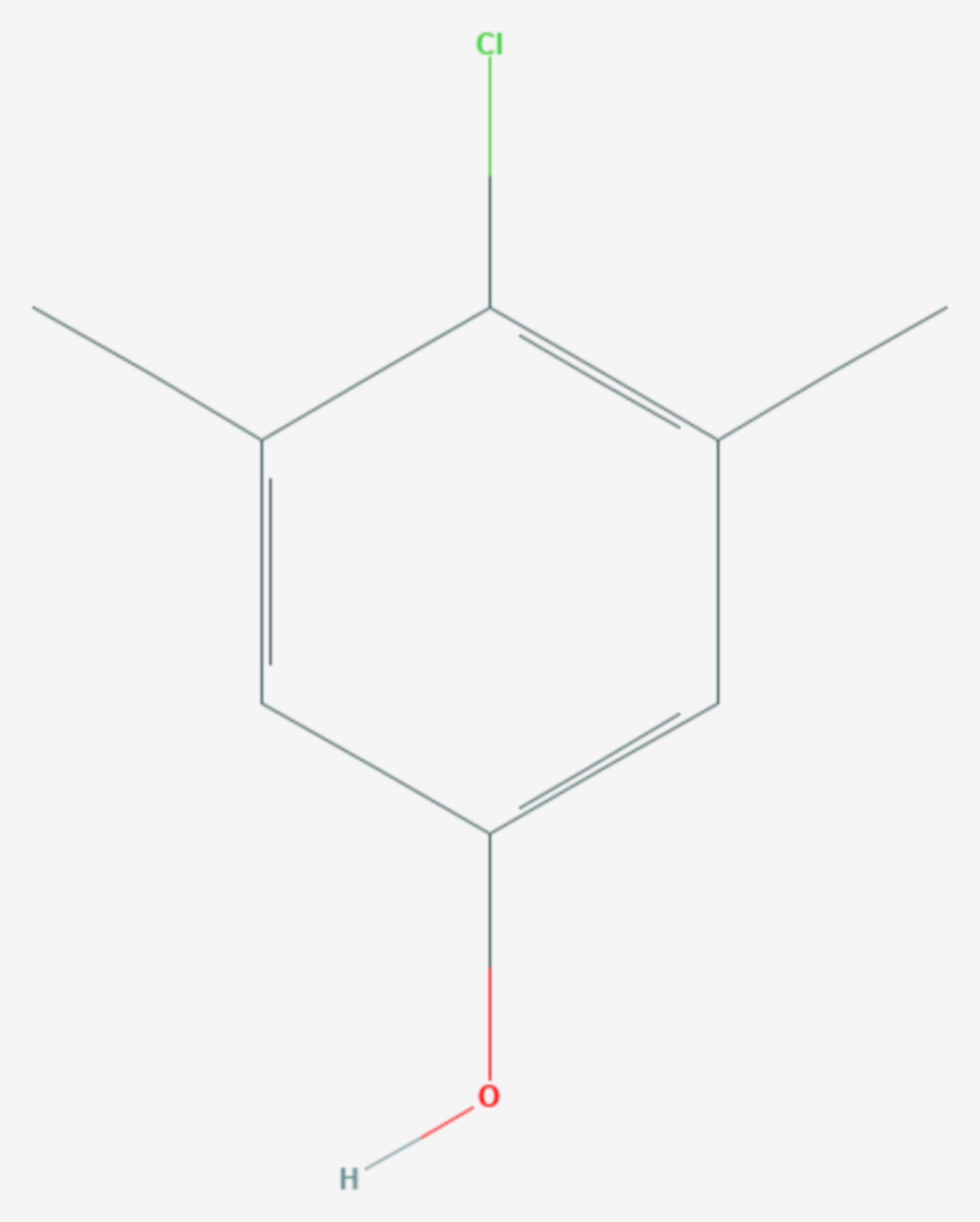 Chlorxylenol (Strukturformel)