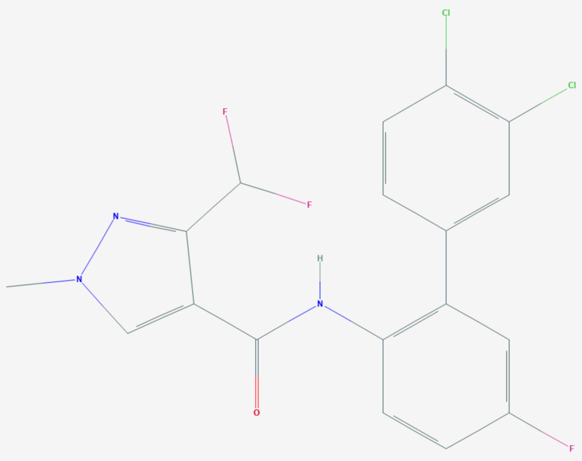 Bixafen (Strukturformel)