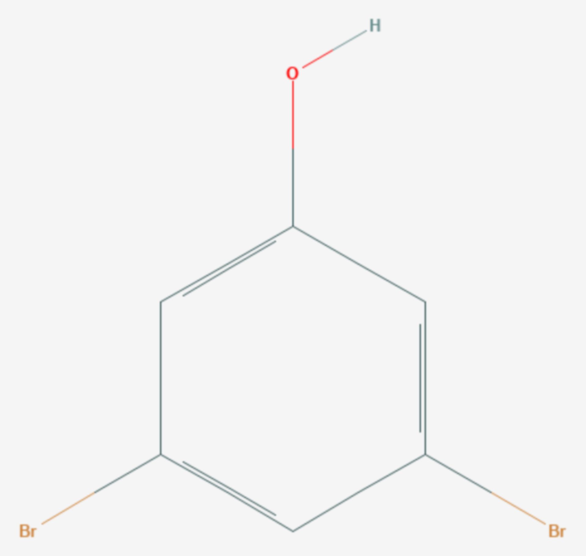 3,5-Dibromphenol (Strukturformel)