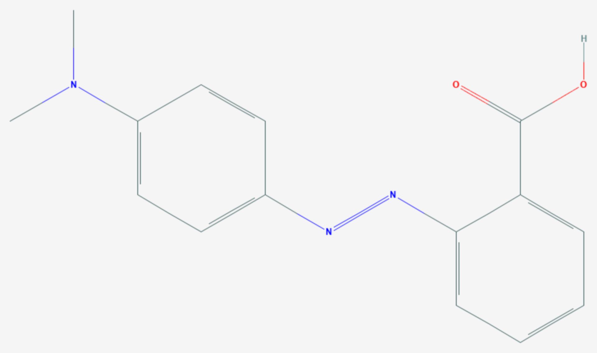 Methylrot (Strukturformel)