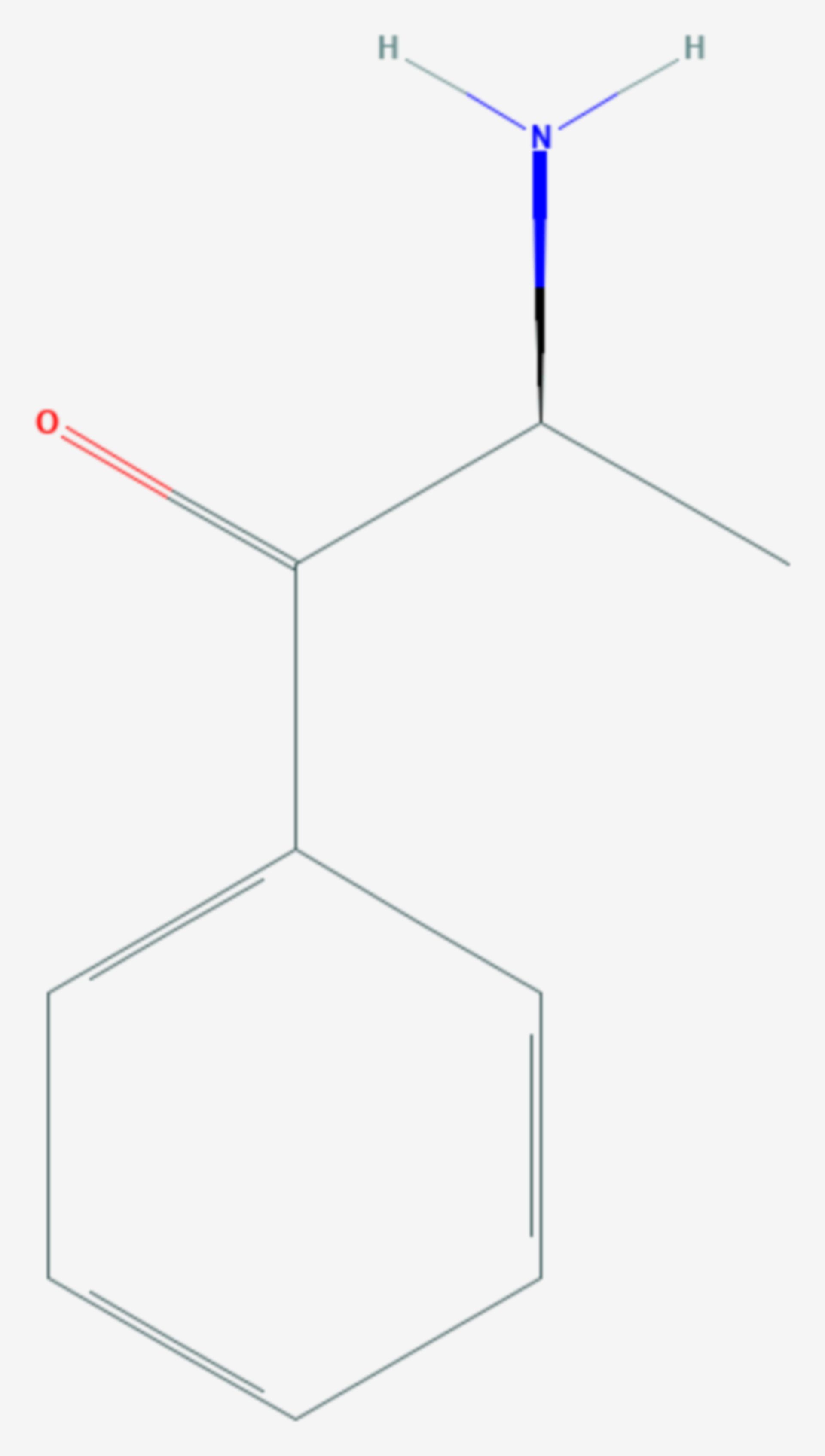 Cathinon (Strukturformel)