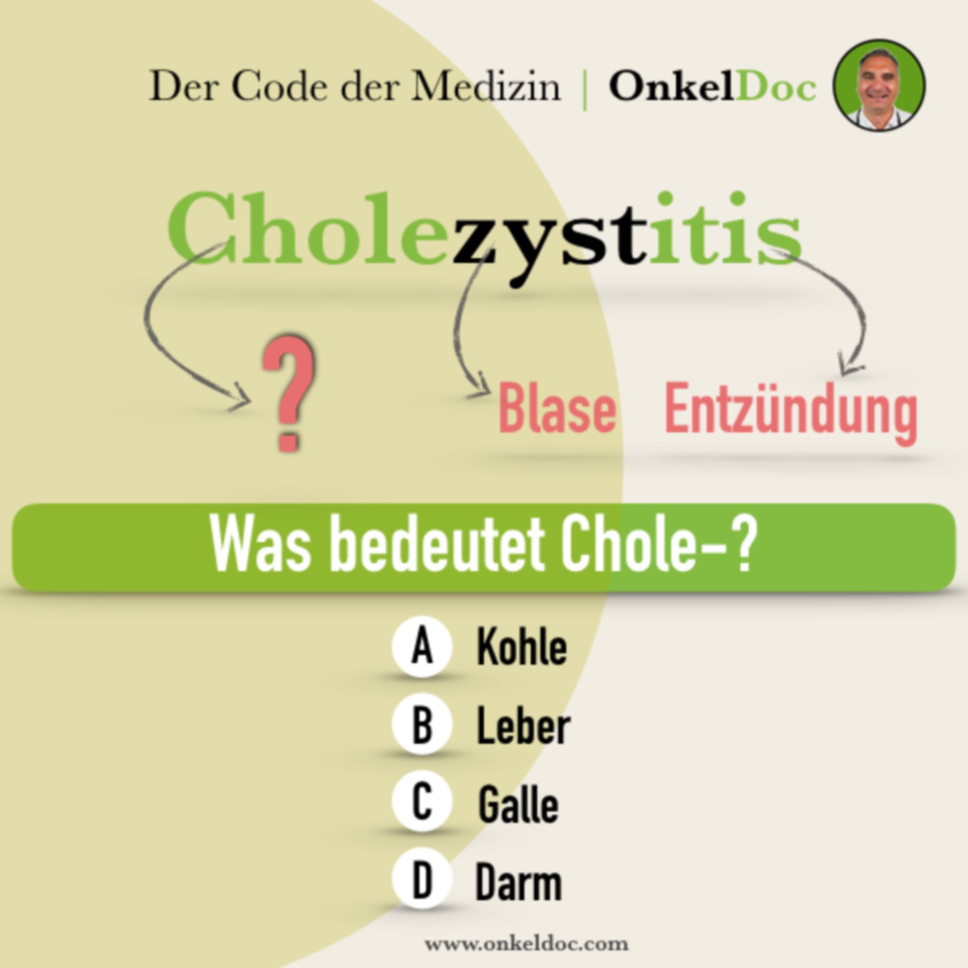 Frage zum Code der Cholezystitis