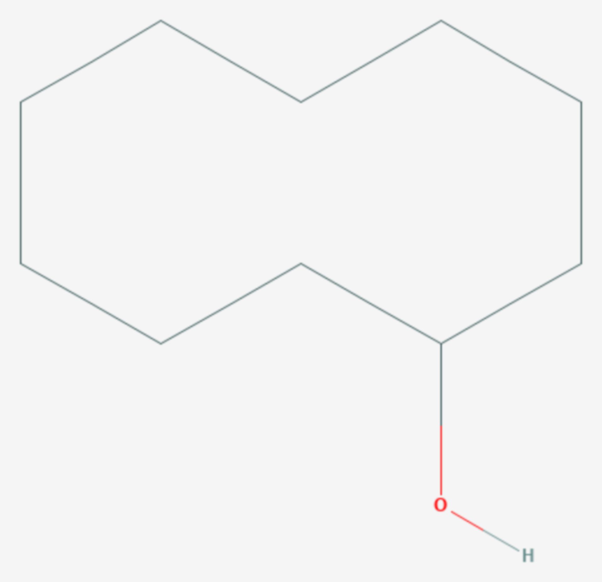Cyclodecanol (Strukturformel)