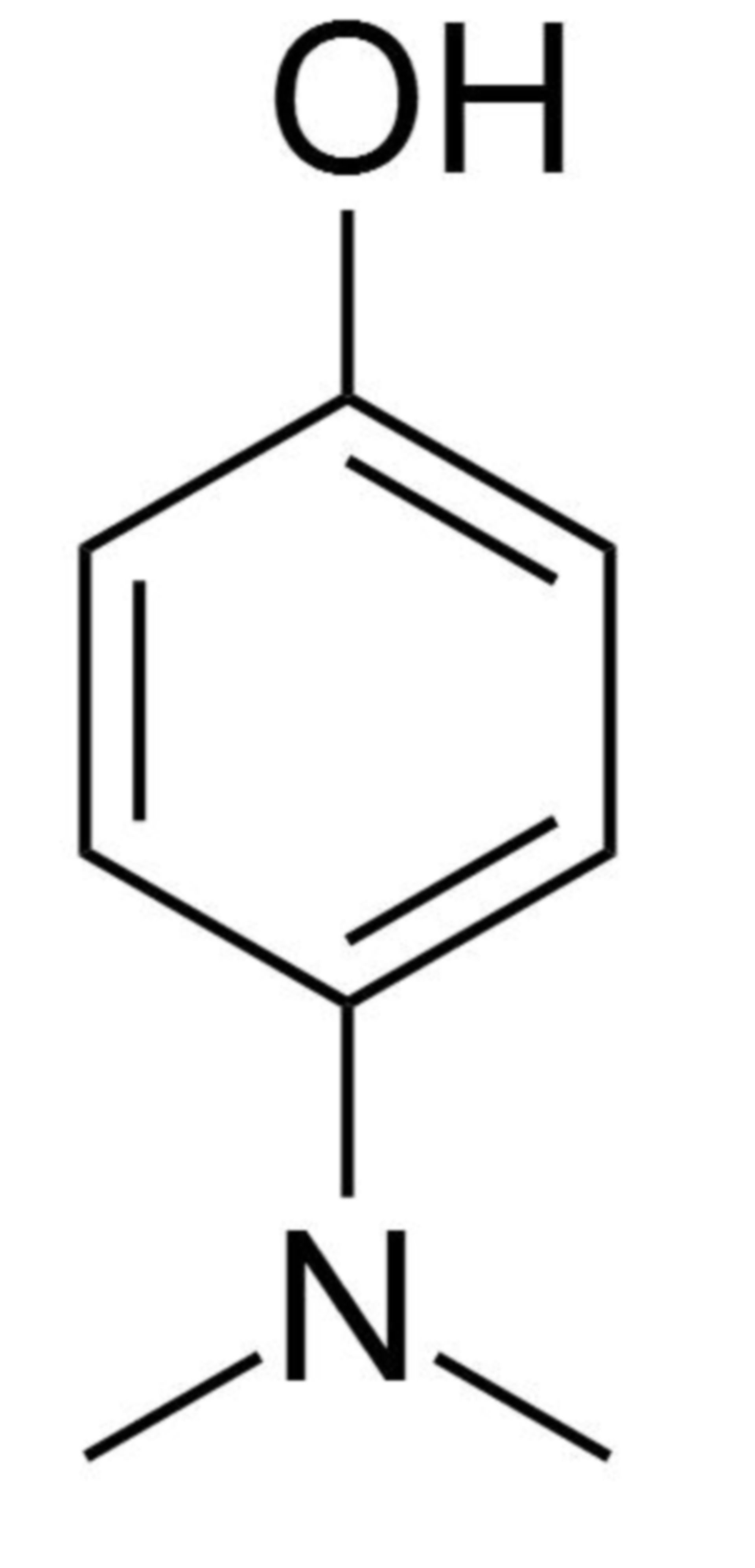 4-Dimethylaminophenol (Strukturformel)