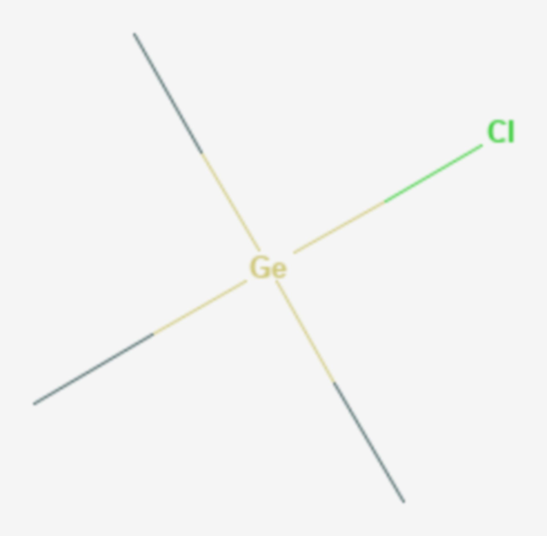 Trimethylgermaniumchlorid (Strukturformel)