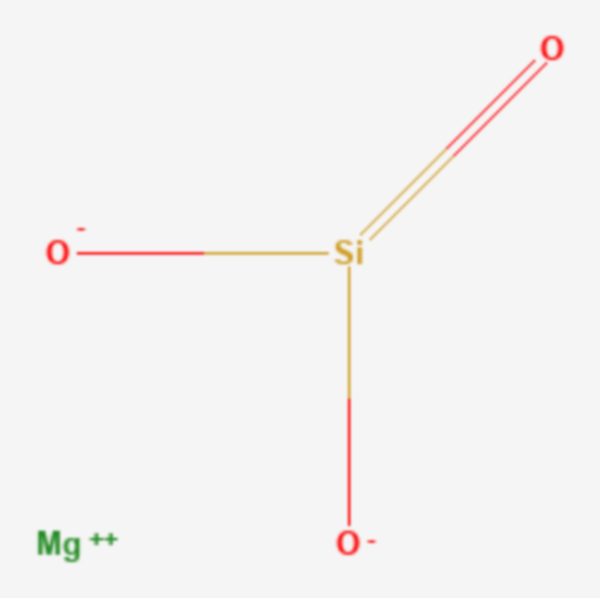 Magnesiummetasilicat (Strukturformel)