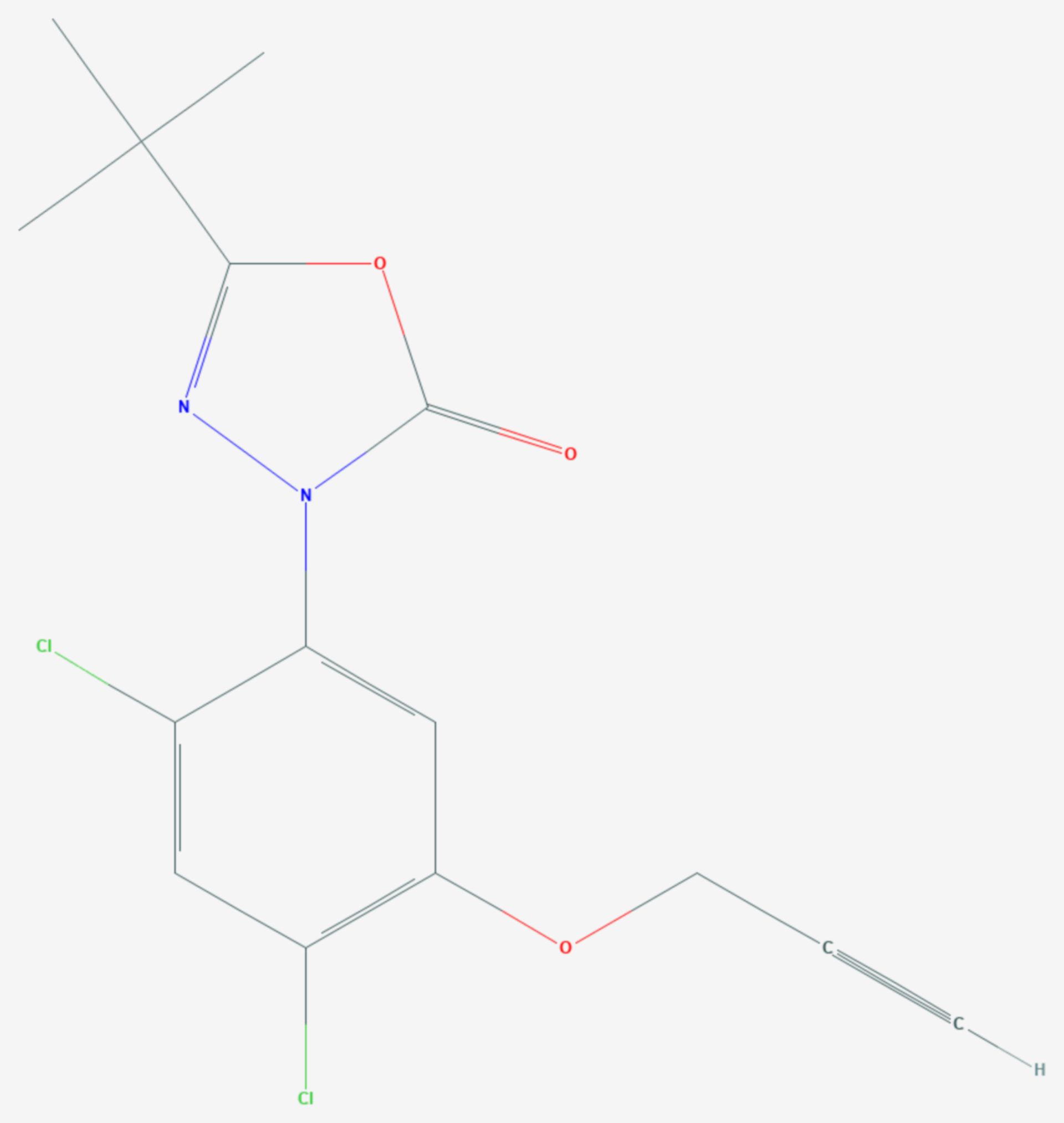 Oxadiargyl (Strukturformel)