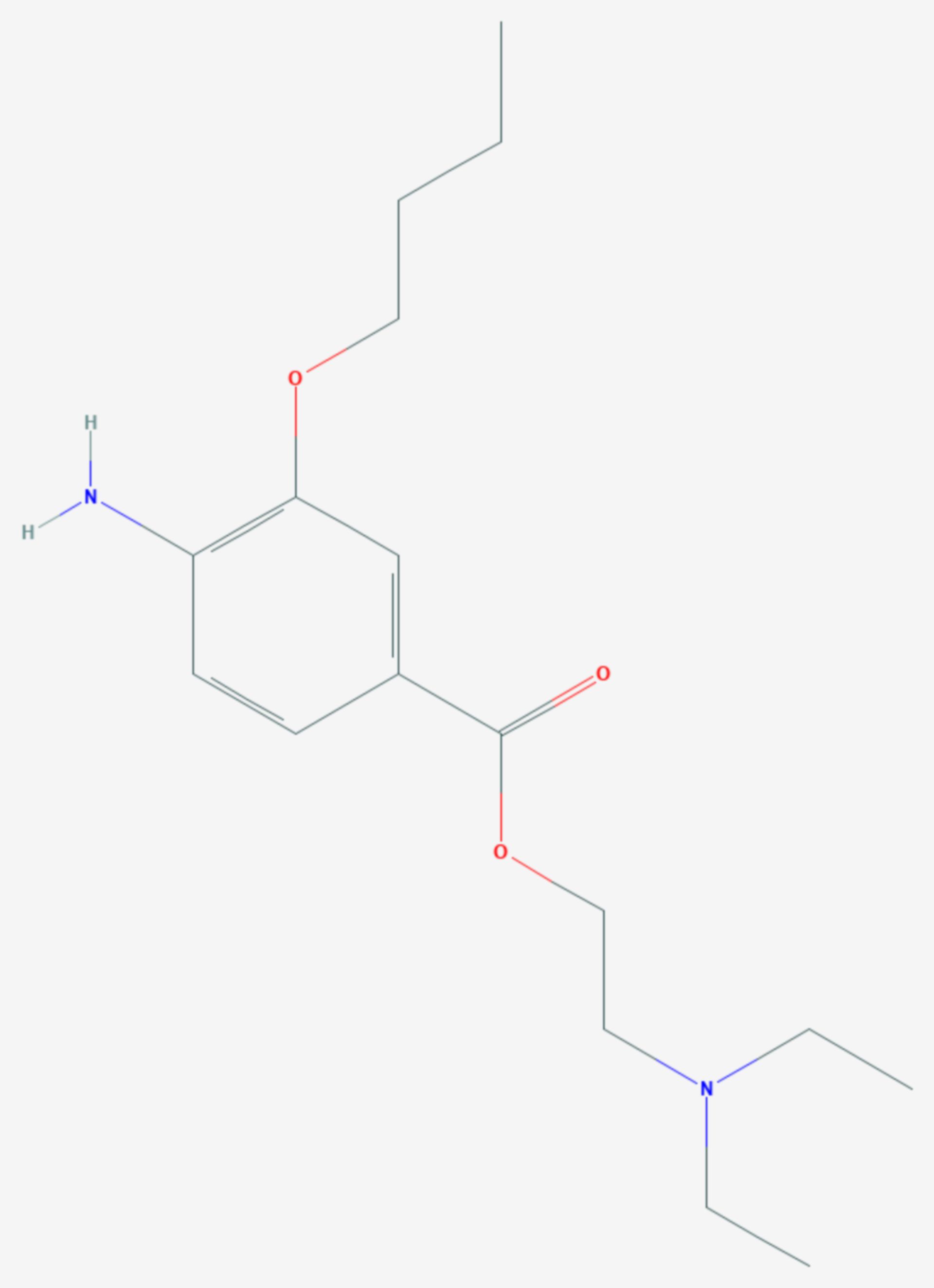 Oxybuprocain (Strukturformel)